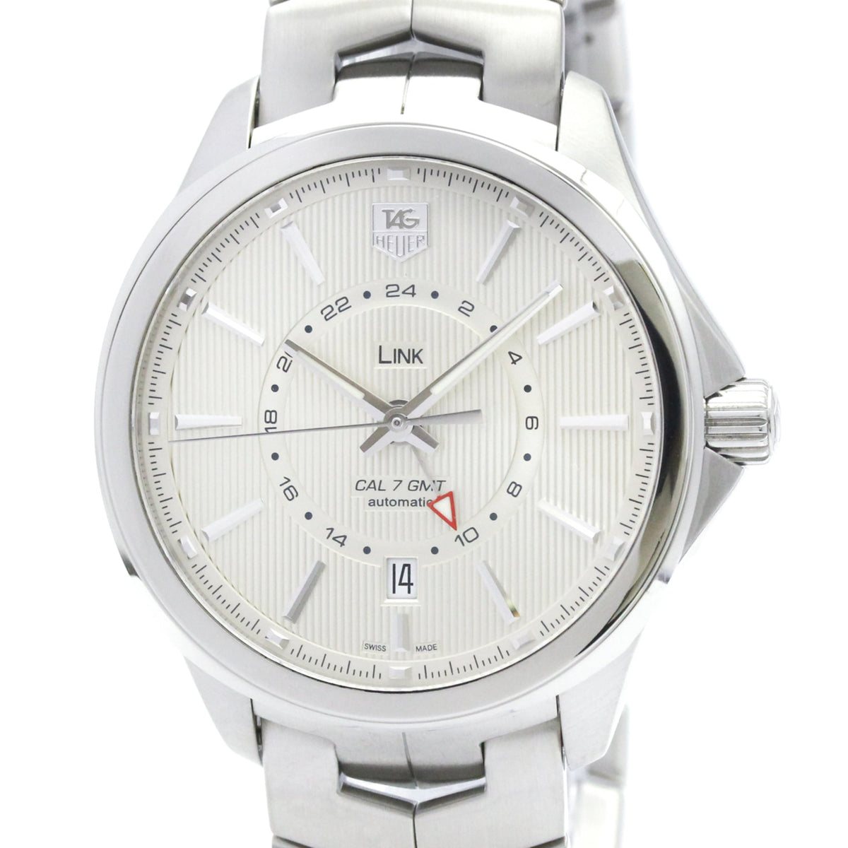 TAG Heuer Link WAT201B Silber Zifferblatt 42 mm Uhr