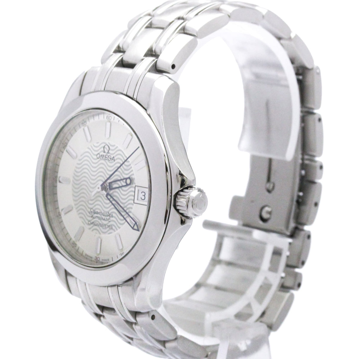 Omega Seamaster 2501.31 Horloge met zilveren wijzerplaat, 36 mm