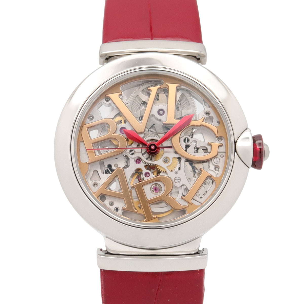 Bvlgari Bulgari Lucea Skeleton LU33S Gold, Silver Dial 33mm Watch