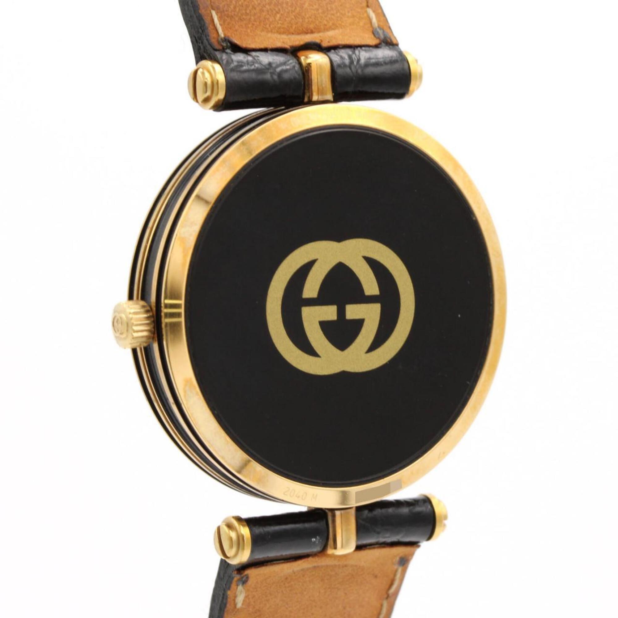Gucci 2040M 2040M Black Dial 30mm Watch