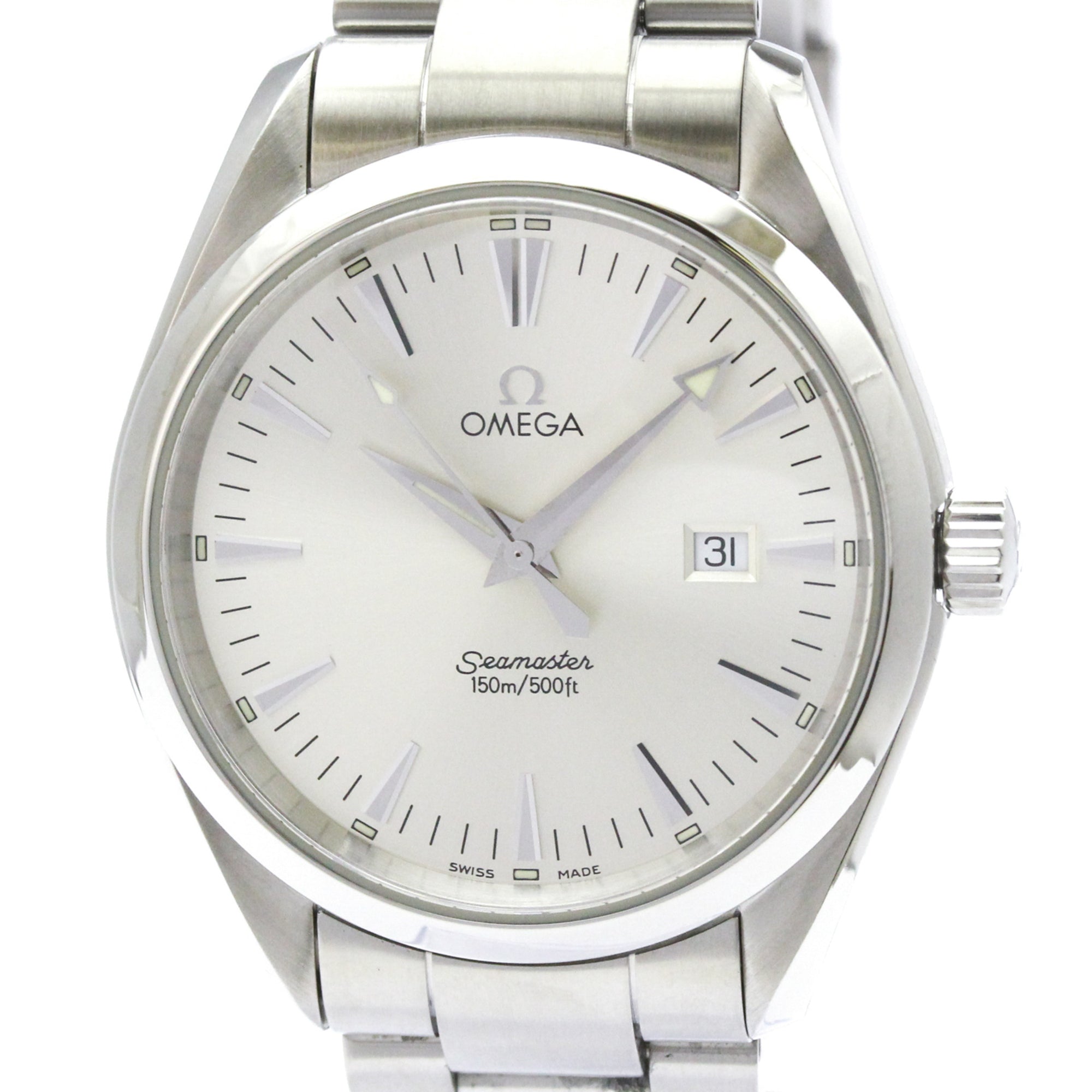 OMEGA Seamaster Aqua Terra Steel Quartz Mens Watch 2517.30 Polished