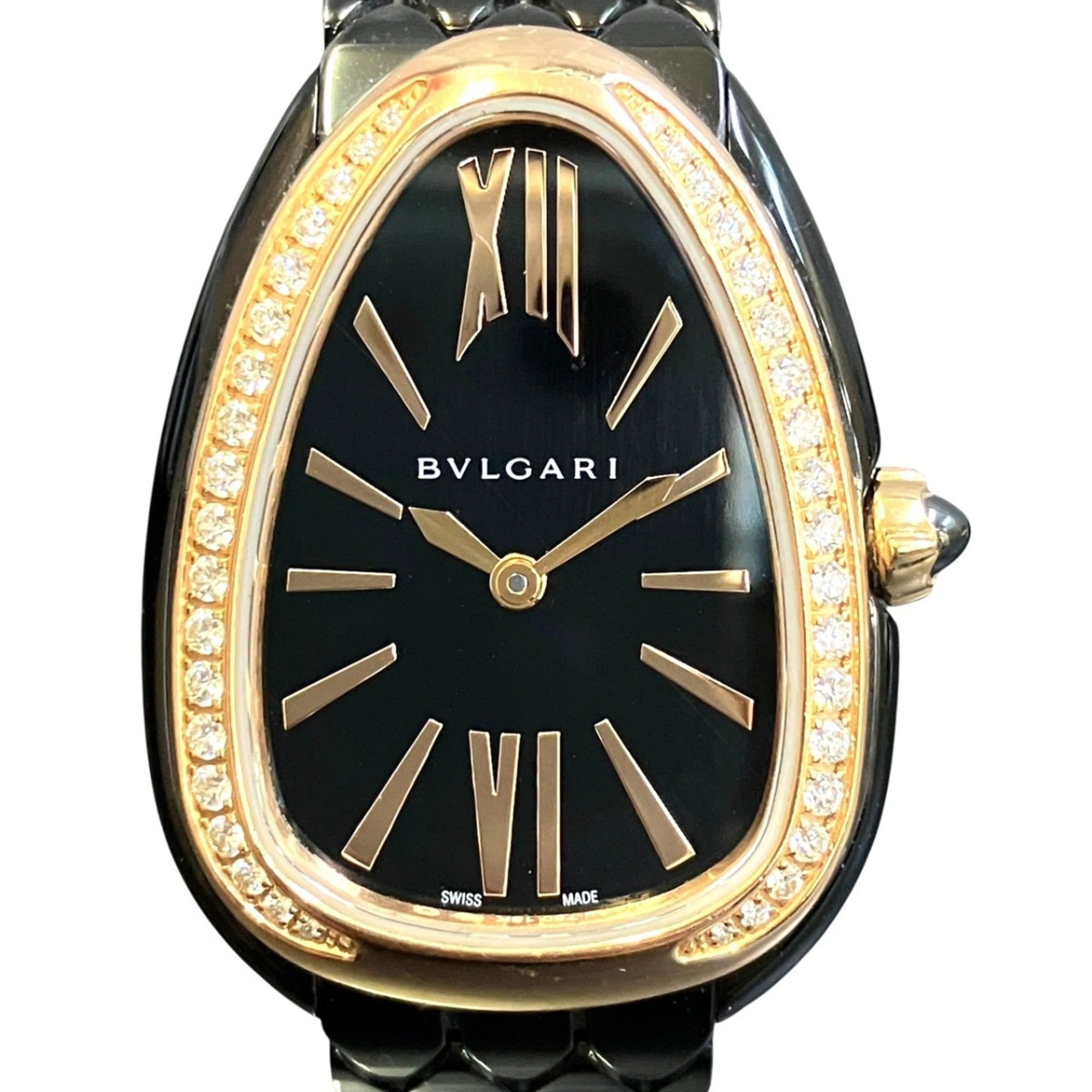 Bvlgari Bulgari BVLGARI Serpenti Seduttori 103706 Schwarz Zifferblatt 25 mm Uhr