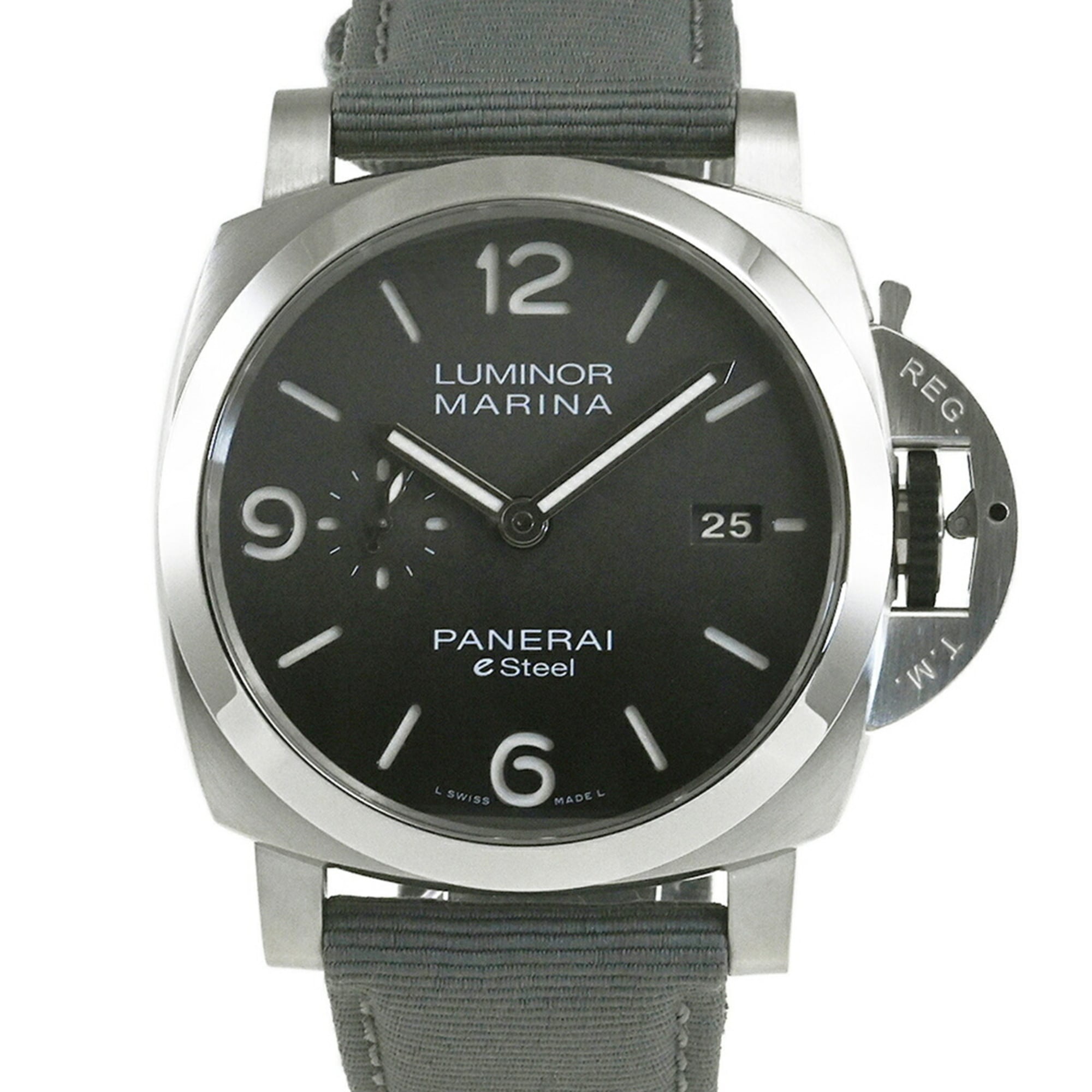 PANERAI Luminor Marina Grigio Roccia Watch 44 PAM01358