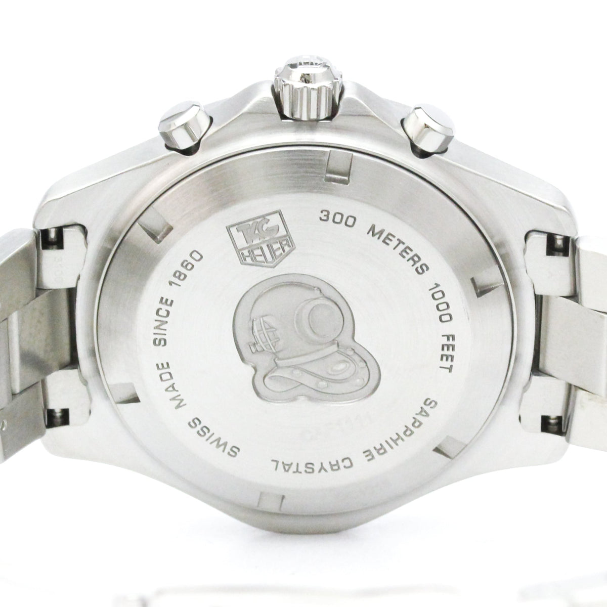 TAG Heuer Aquaracer CAF1111 Silver Dial 42mm Watch
