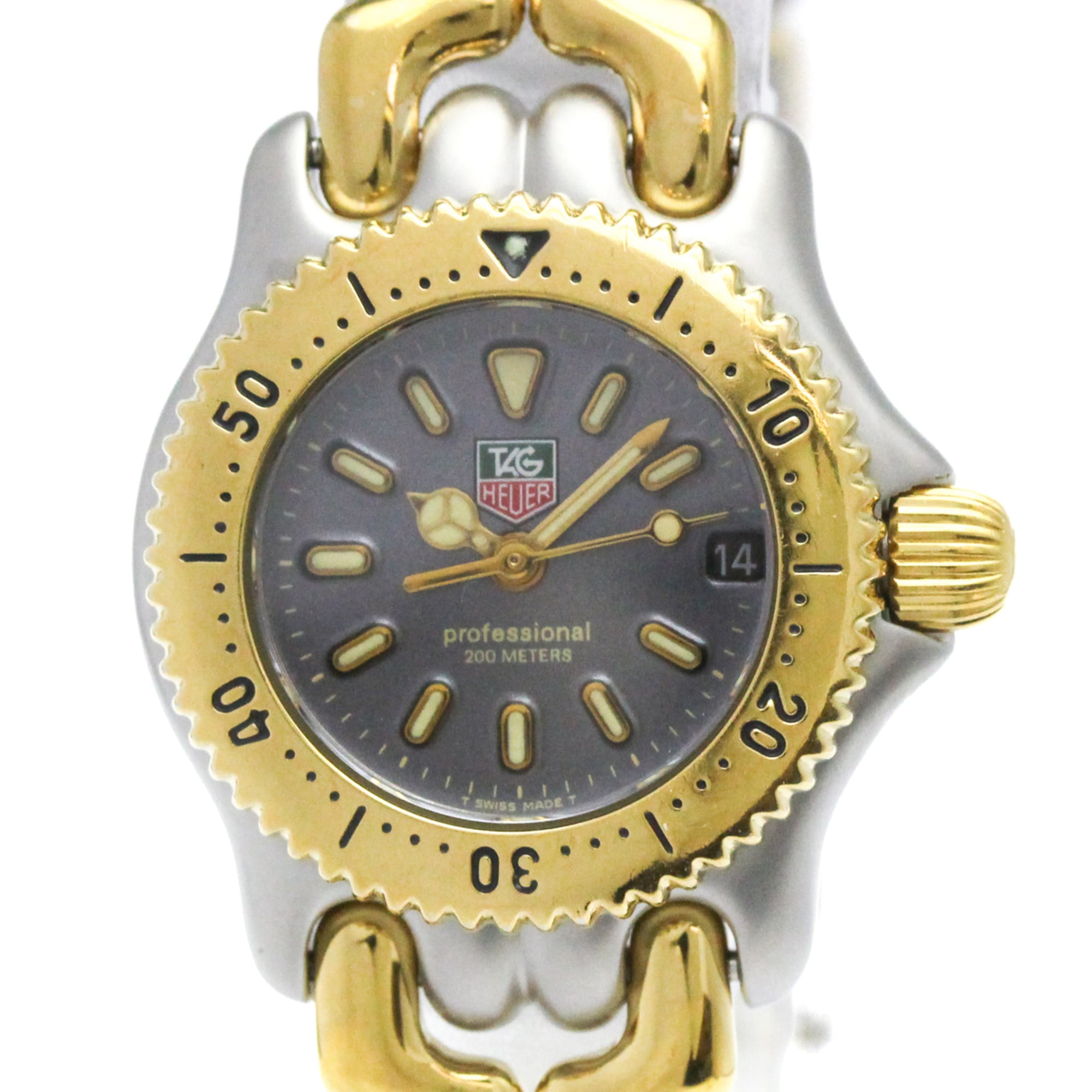 Montre TAG Heuer Sel S95.208, cadran gris, 24 mm