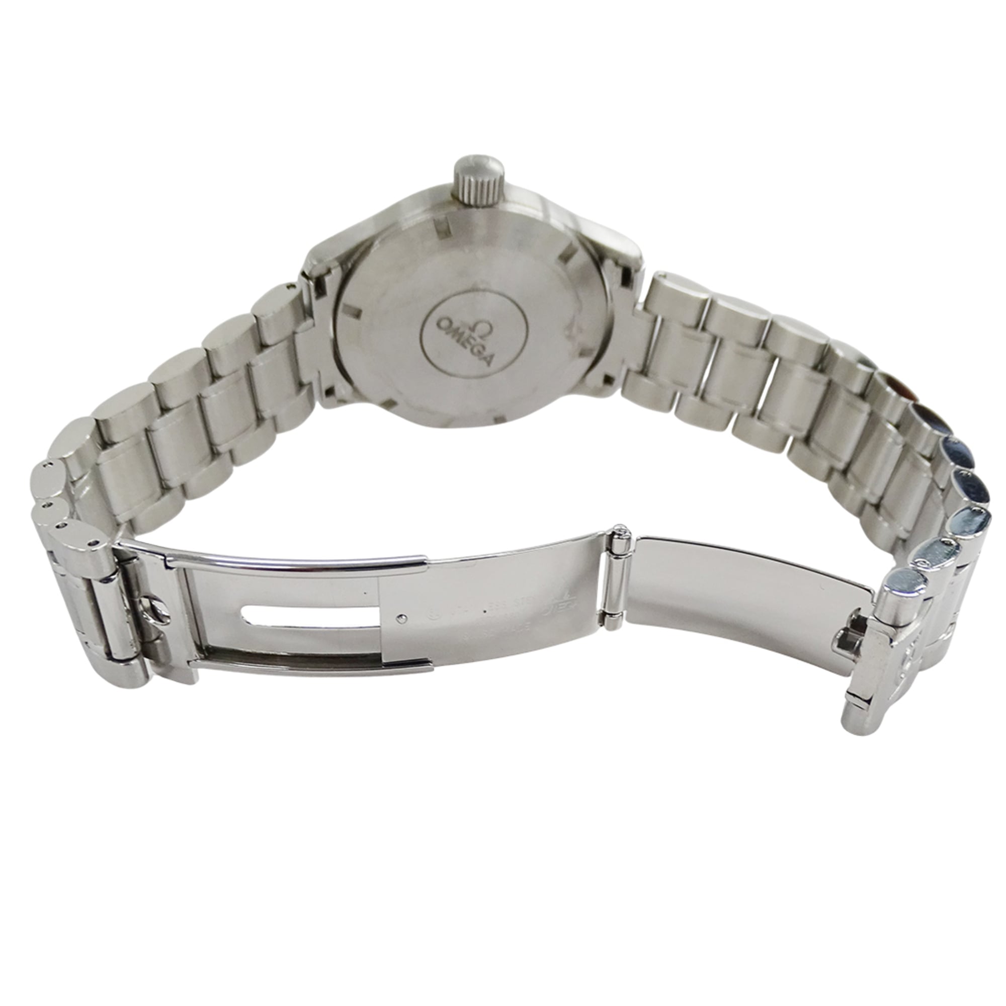Omega Classic 5203.81 Brand Name Date Automatic Movement Stainless Steel (SS) Silver & Blue