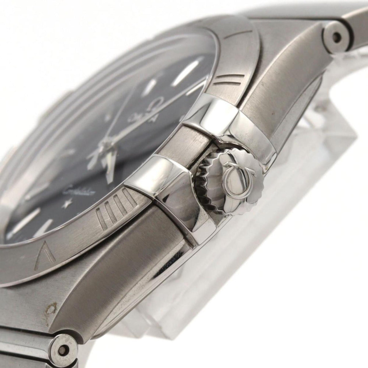 Omega Constellation Brushed 123.10.35.60.01.001 Schwarz Zifferblatt 35 mm Uhr