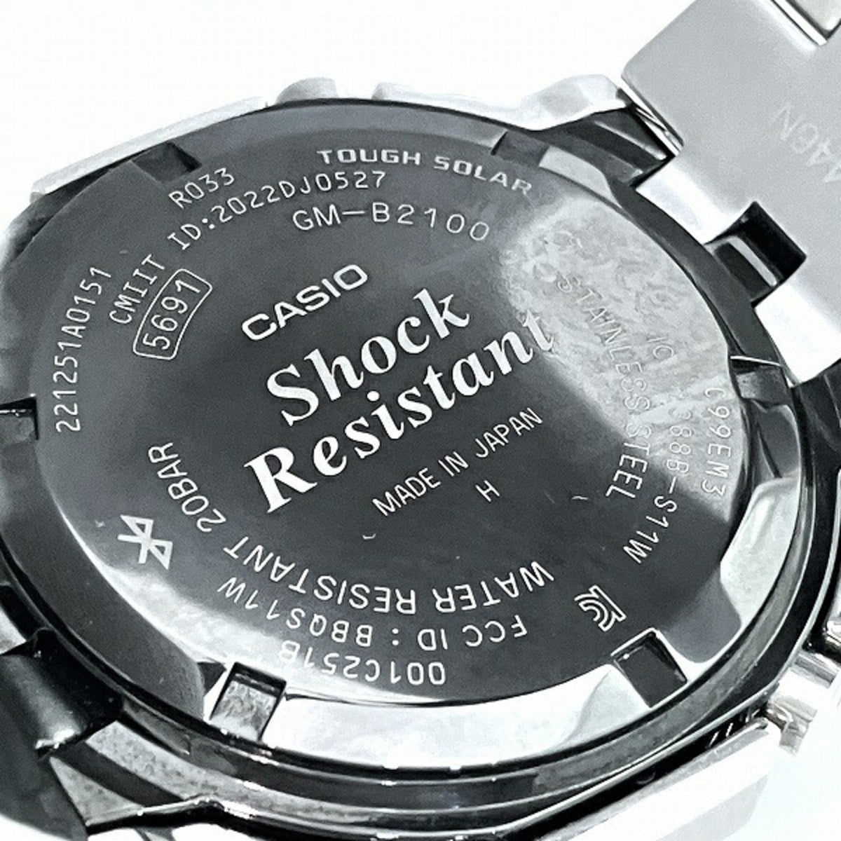 Montre Casio G-SHOCK GM-B2100BT-1AJF Noir avec cadran de 44 mm