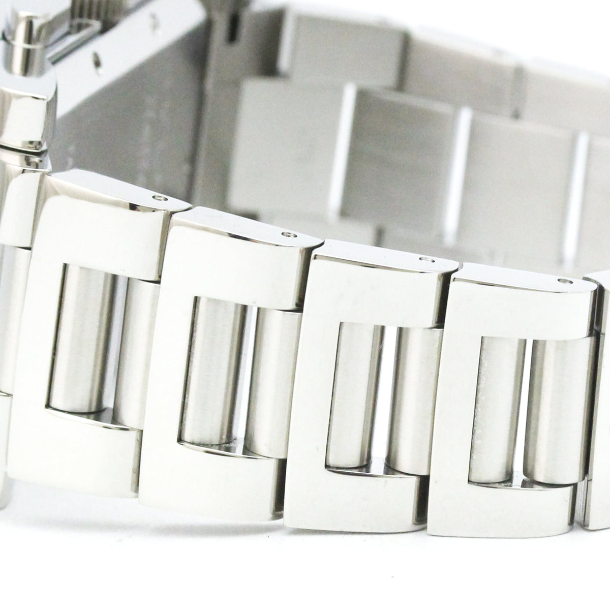 Bvlgari Rettangolo RTC49S Weiß Zifferblatt 49 mm Uhr