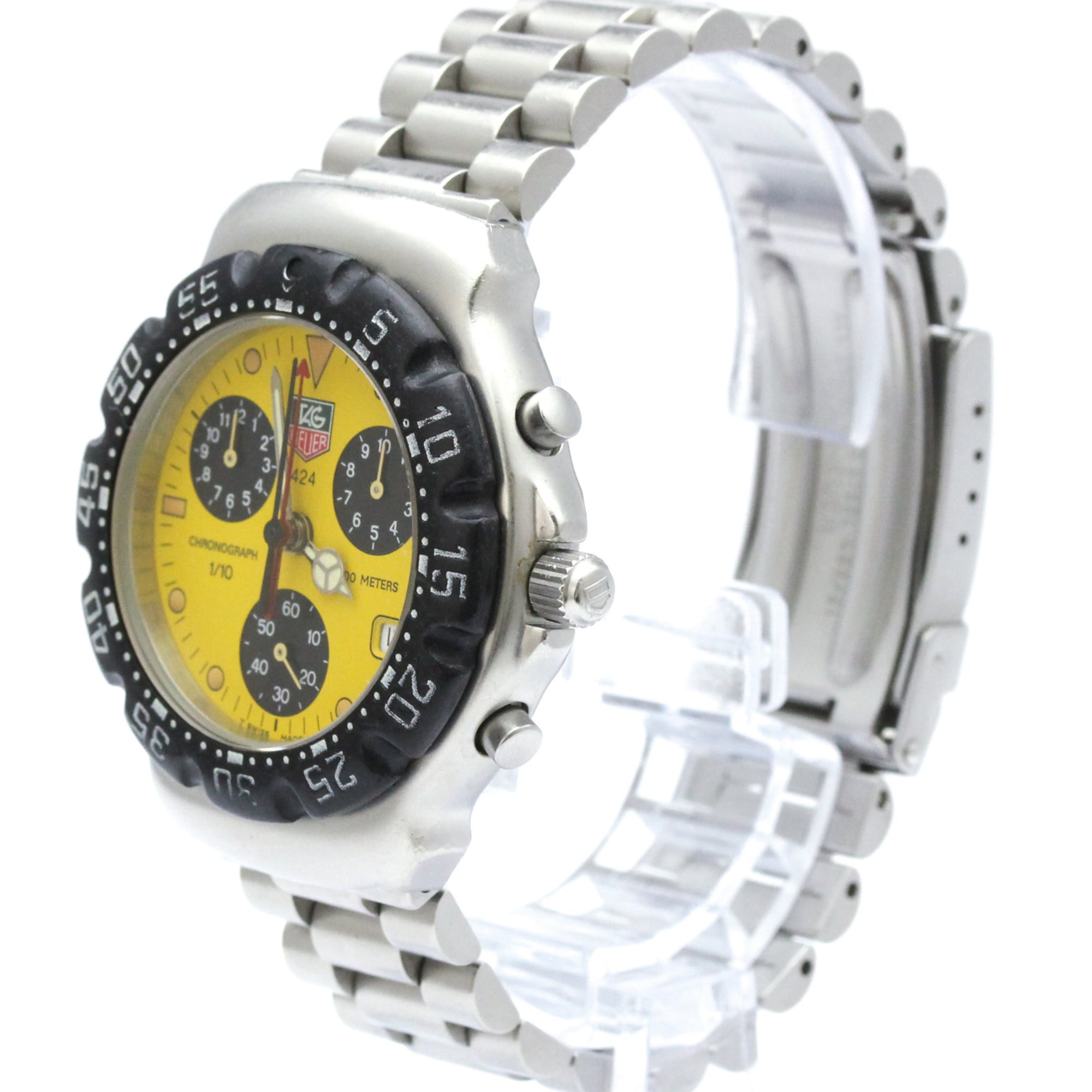TAG Heuer Formula 1 CA1212 Yellow Dial 38mm Watch