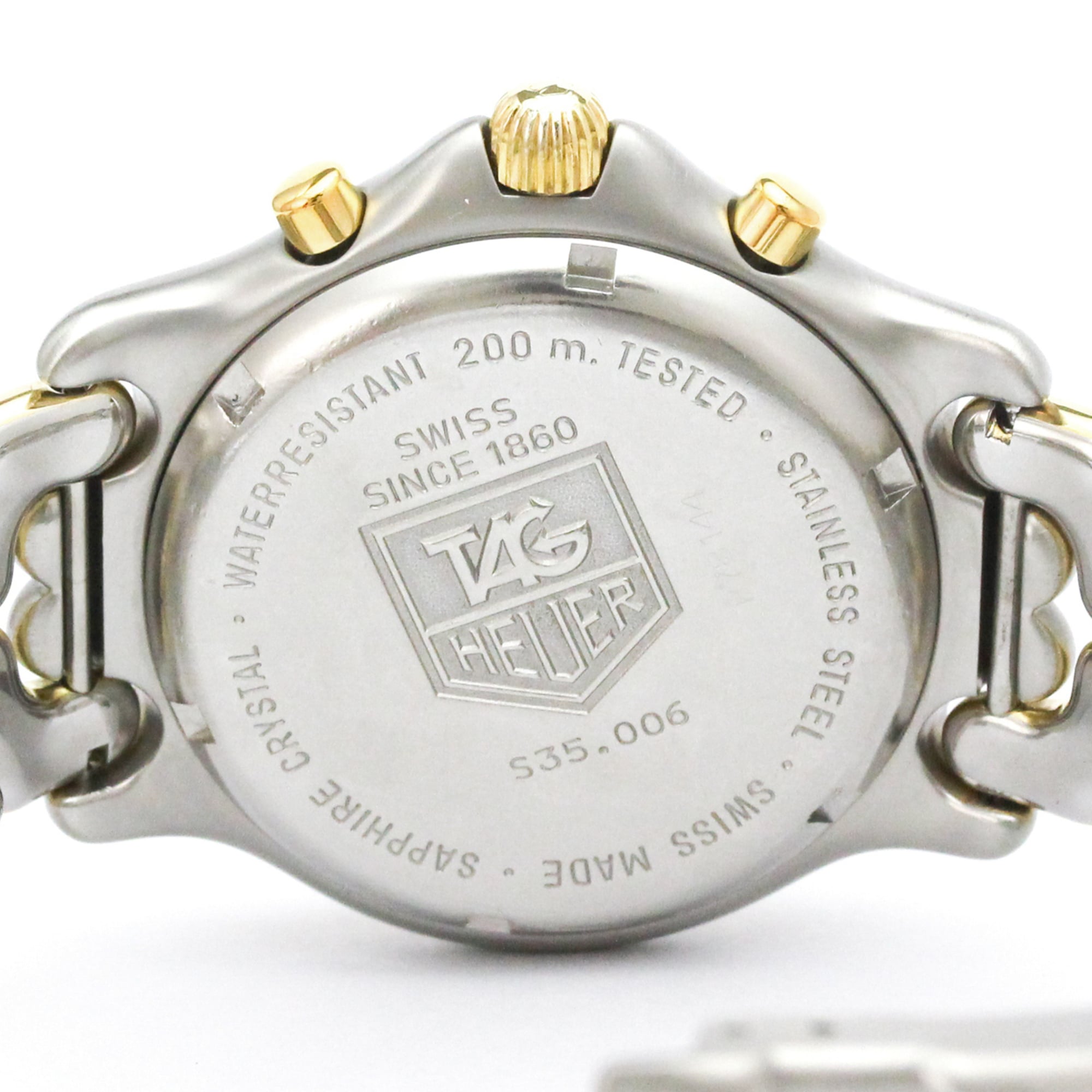 TAG Heuer Sel S35.006 White Dial 38mm Watch