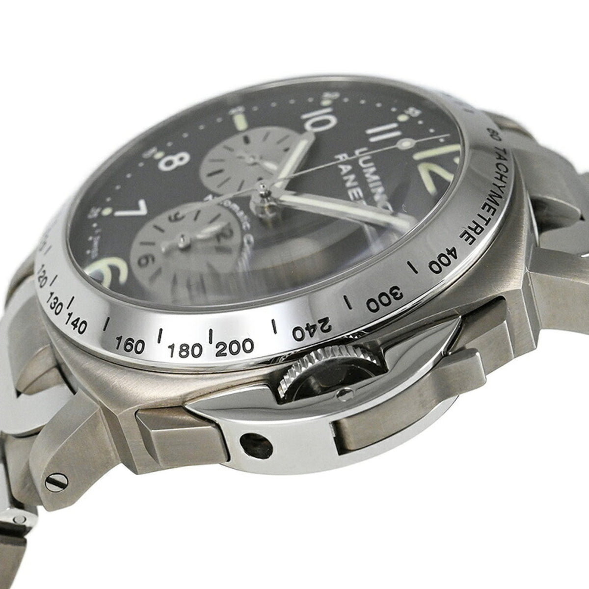 Panerai Luminor Chrono PAM00122 Grau, Silber Zifferblatt 40mm Uhr