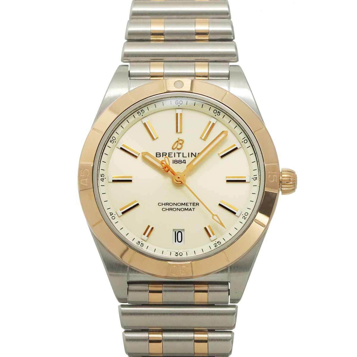 Breitling Chronomat U10380 Silver Dial 36mm Watch