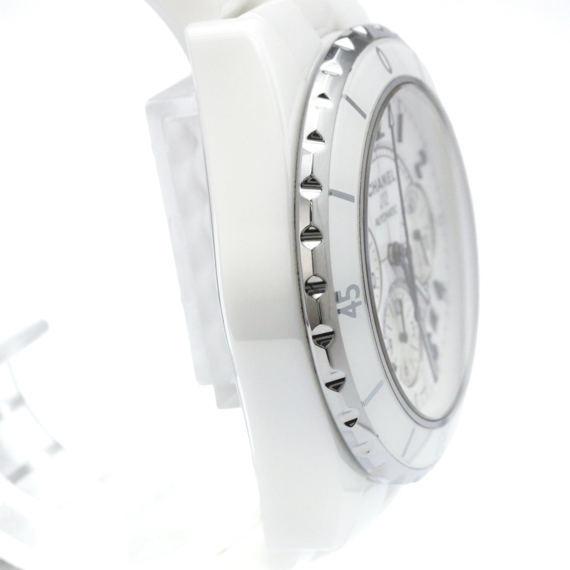 CHANEL J12 Chronograph Ceramic Automatic Mens H1007