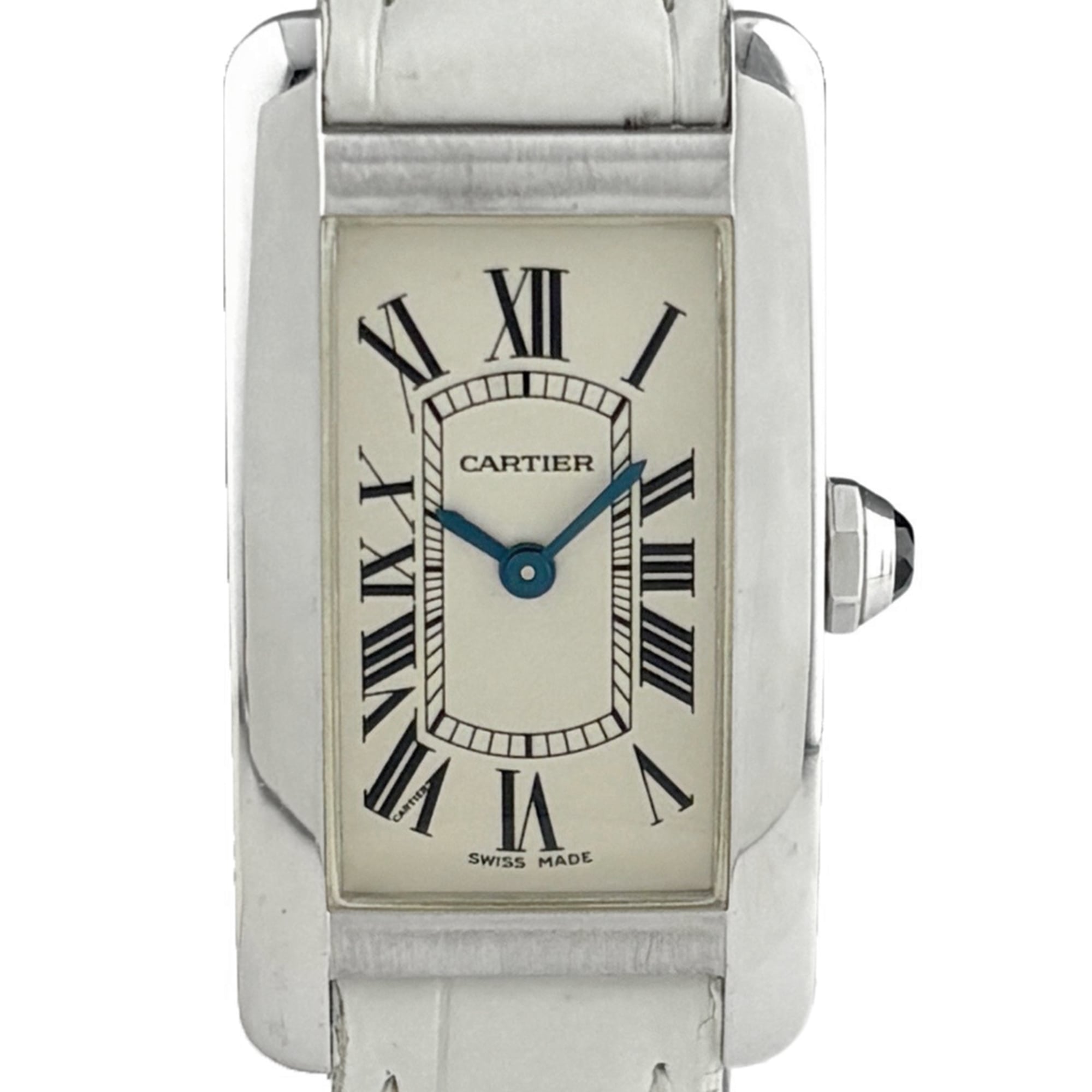 Cartier Tank American W2601956 Ivory Dial 19mm Watch