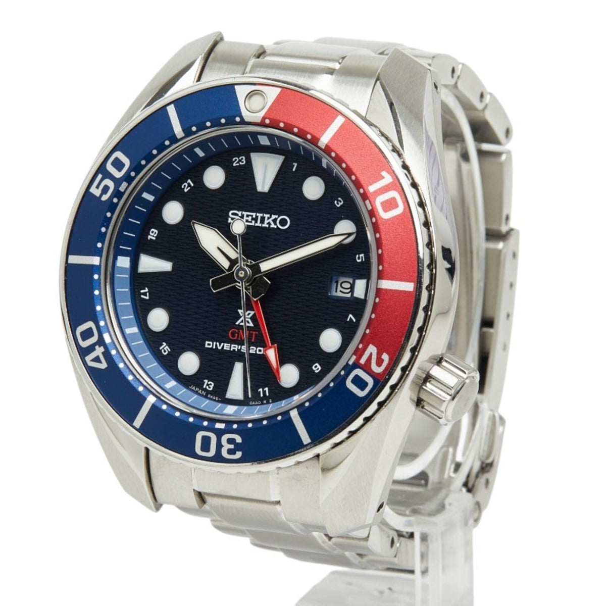 Seiko Prospex GMT 5K65-0AA0 Black Dial 45mm Watch