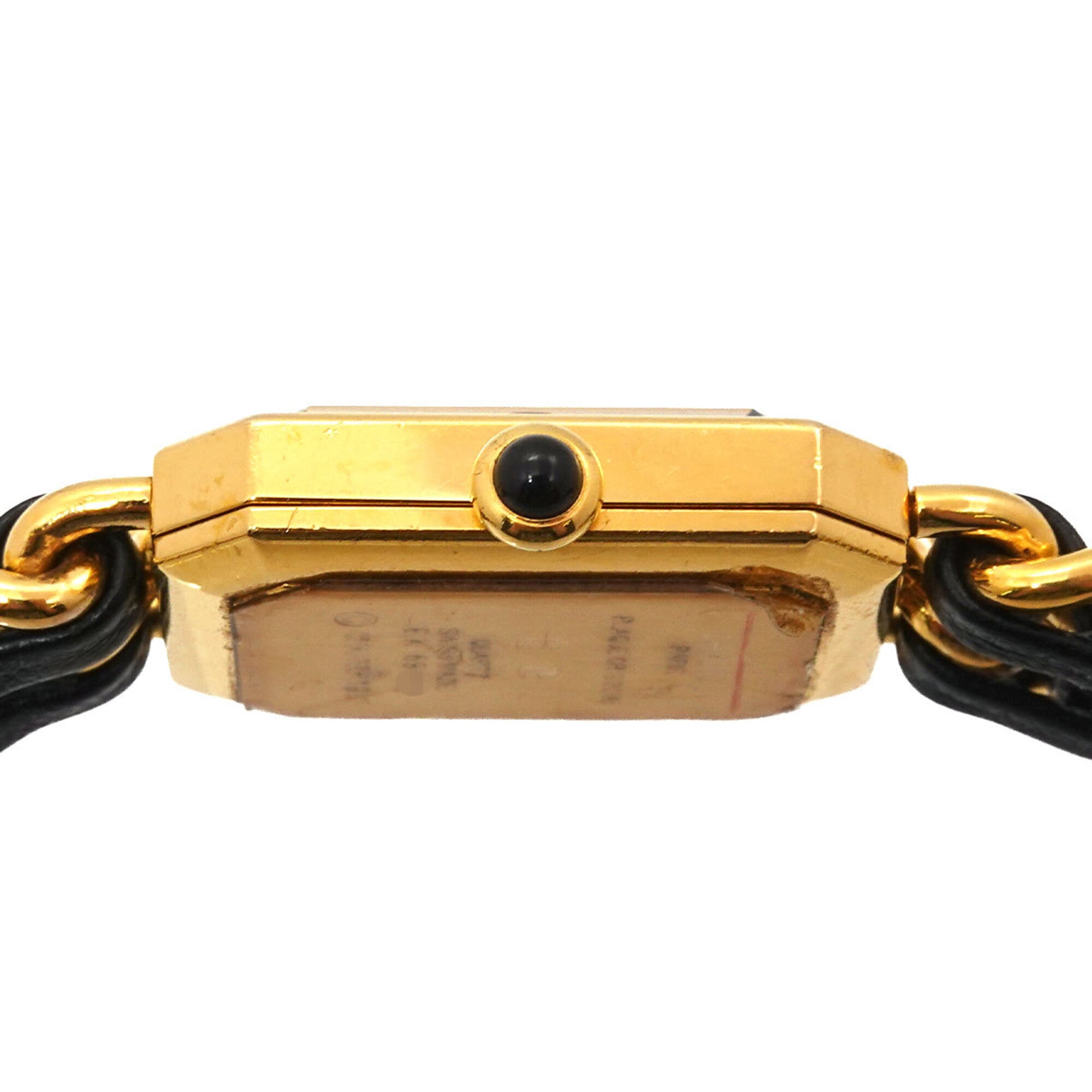 Chanel Premiere Large Size H0001 Women's Watch Black Gold Quartz