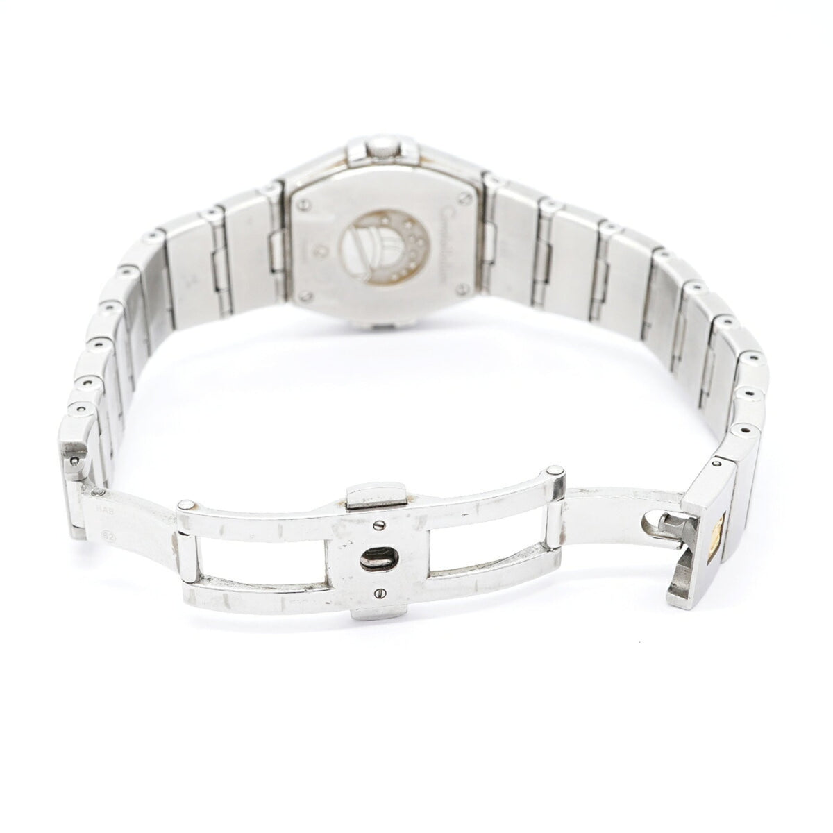 Omega Constellation 12P Diamond 123.10.24.60.51.002 Horloge met zwarte wijzerplaat, 23 mm