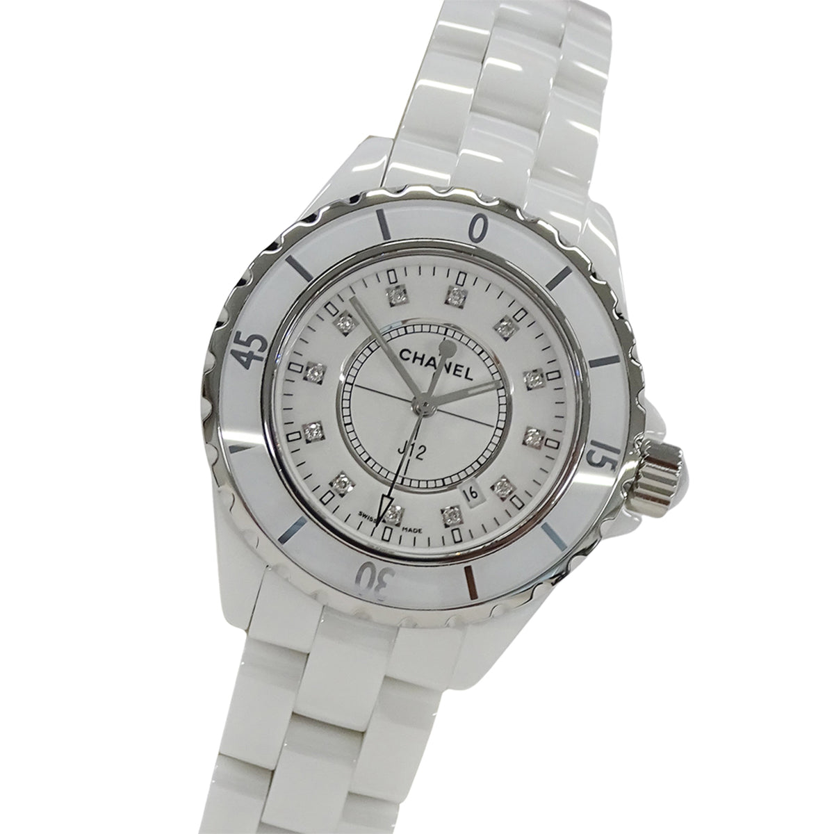 Montre Chanel J12 H1628 Blanc avec cadran de 33 mm