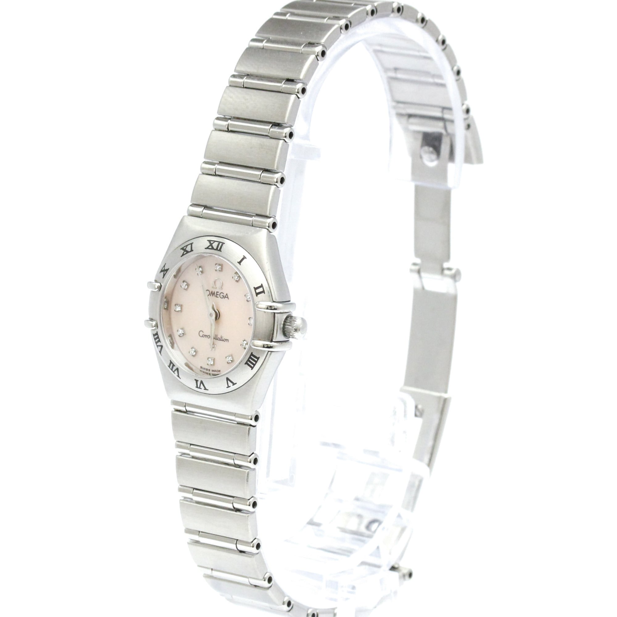 Omega Constellation 1562.65 Pink shell Dial 22mm Watch