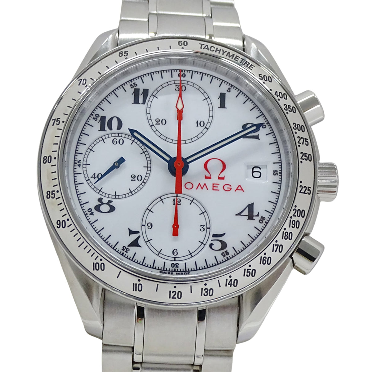 Omega Speedmaster 3515.2 met witte wijzerplaat, 38 mm