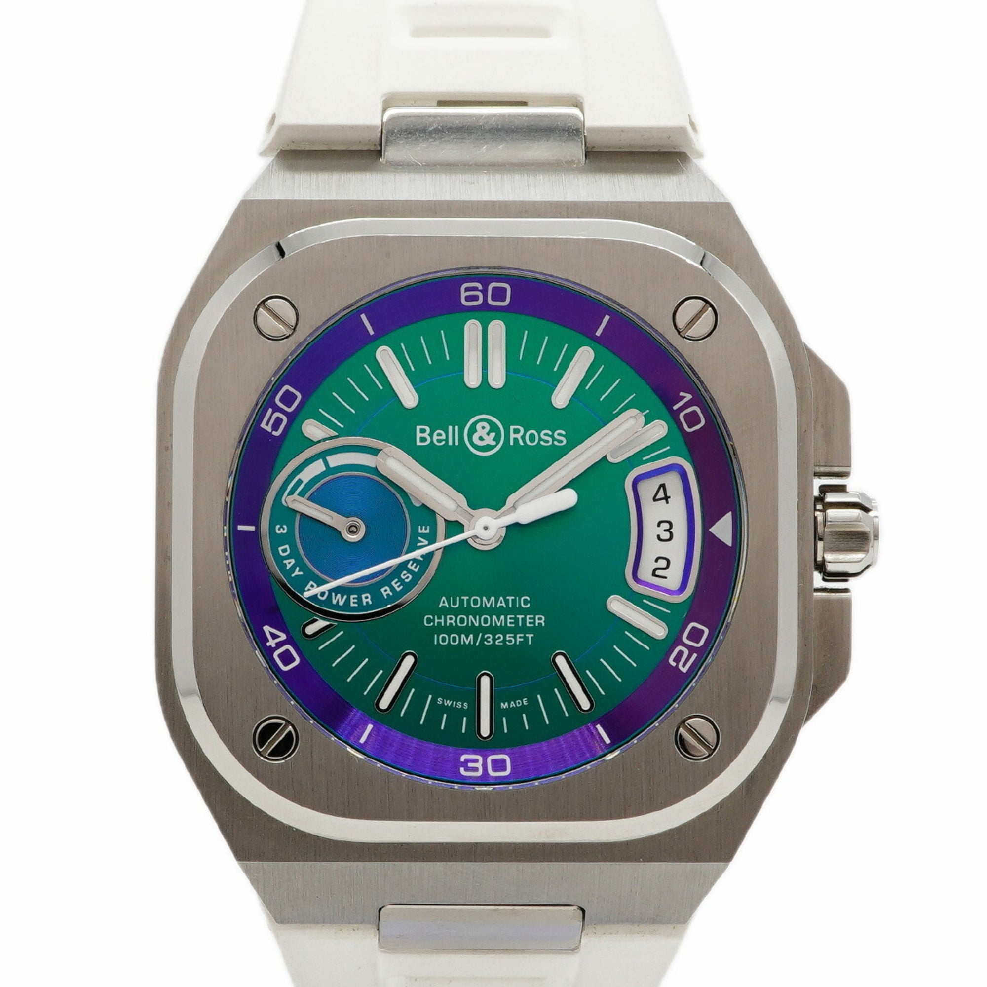 Bell & Ross BR-X5 Iridescent BRX5R-IRS-ST SRB Blue Dial Men's Watch