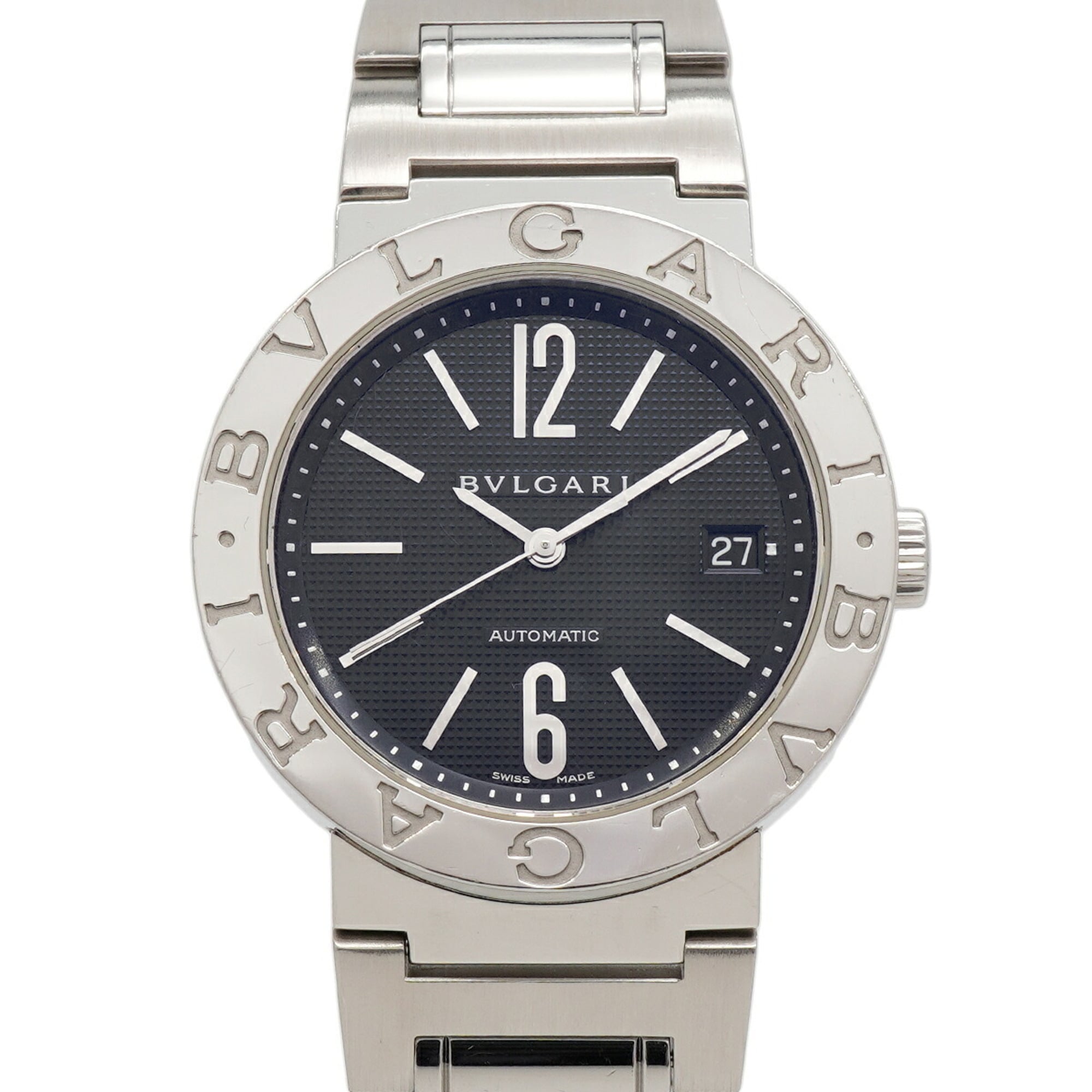 Bvlgari Bulgari Bulgari BB38SS Black Dial 38mm Watch