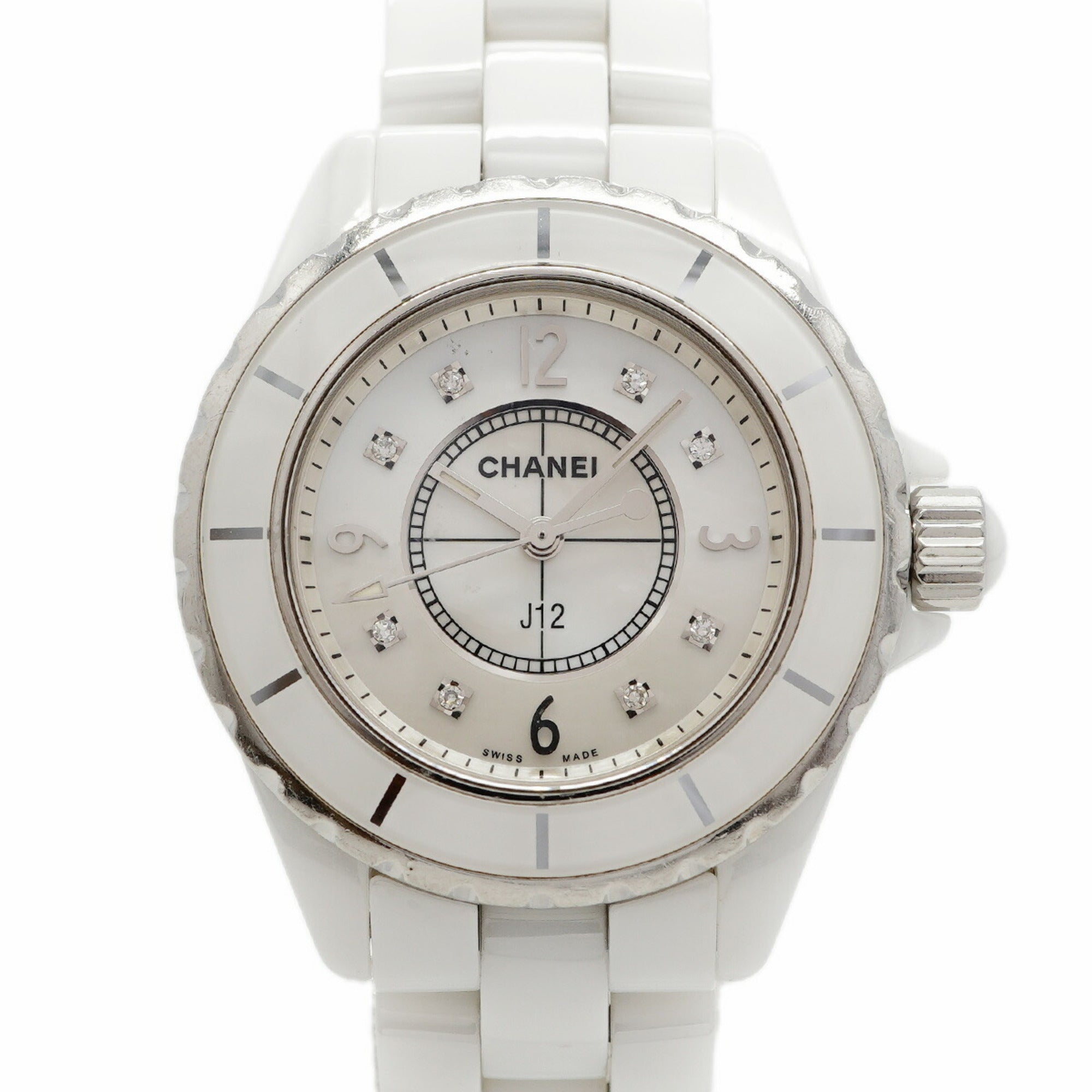 Chanel J12 H2422 White Dial Women's Watch