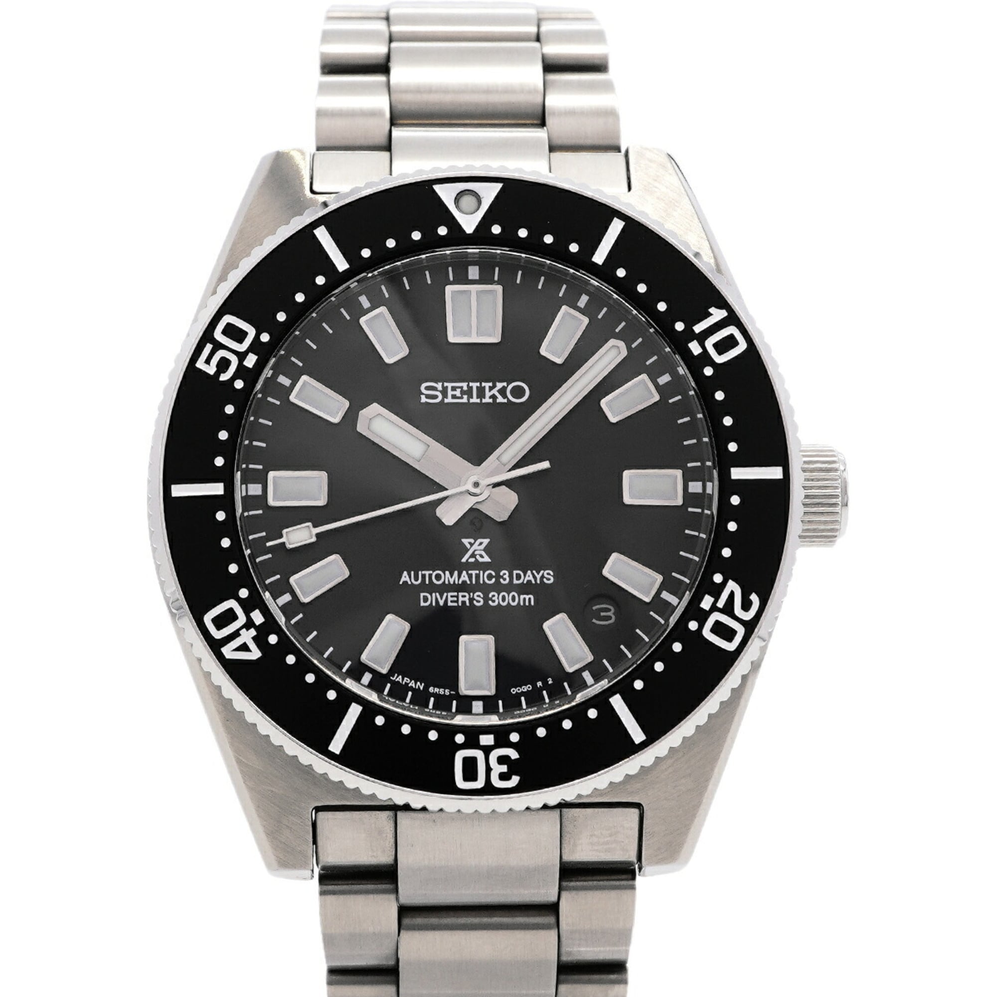 Seiko Prospex Diver Scuba SBDC197/6R55-00G0 Black Dial 40mm Watch