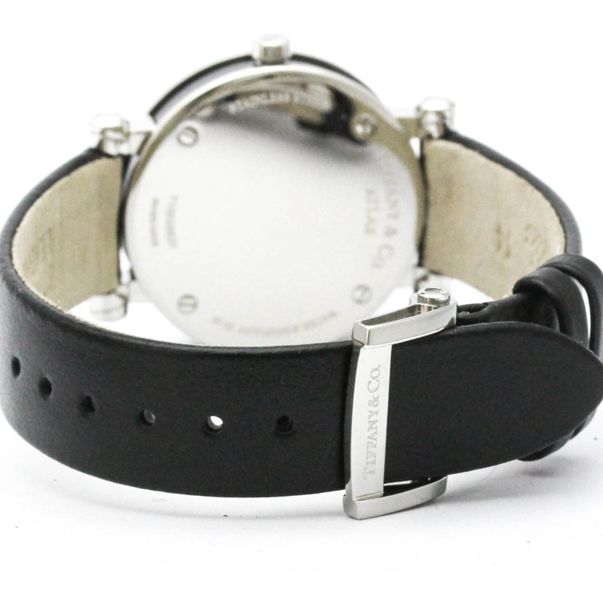 TIFFANY Atlas Ceramic Steel Quartz Watch Z1300.11.11A10A41A Polished