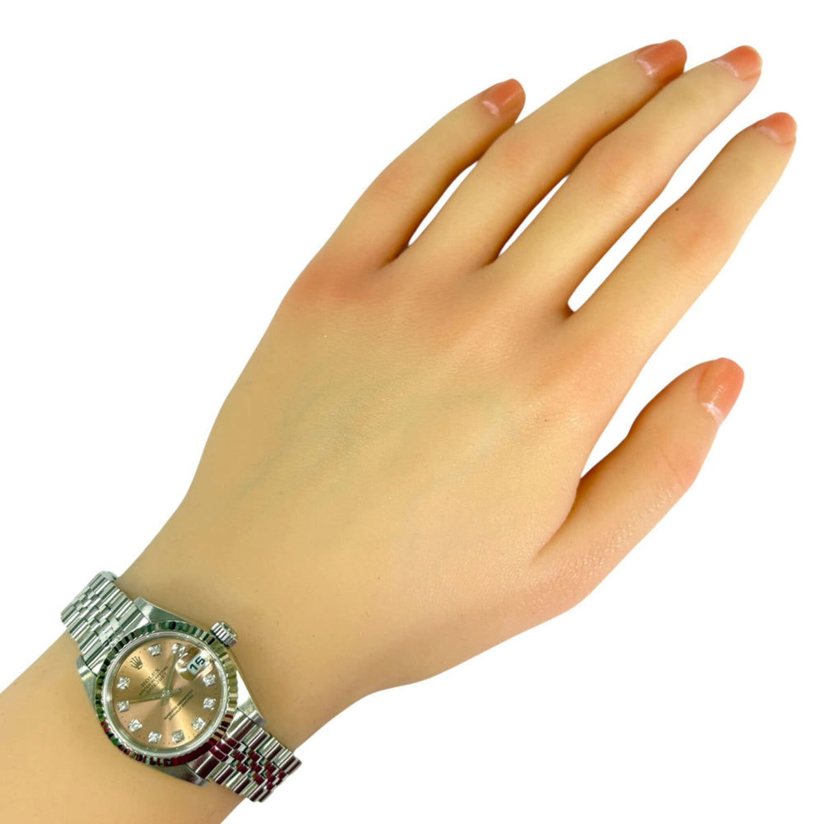 Montre Rolex Datejust Oyster Perpetual 79174G Rose avec cadran de 26 mm