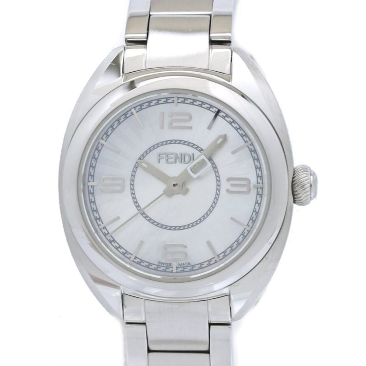 Fendi Momento F218024500 21000S White shell Dial 27mm Watch