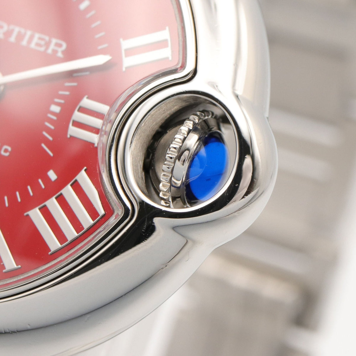 Cartier Ballon Bleu 33mm WSBB0052 Red color Dial 33mm Watch