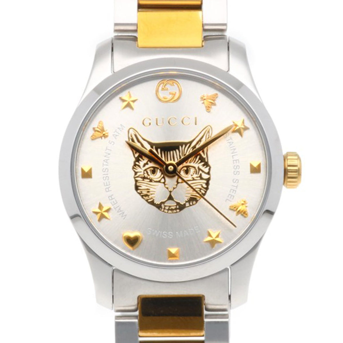Gucci G-Timeless YA126596 Silber Zifferblatt 27 mm Uhr