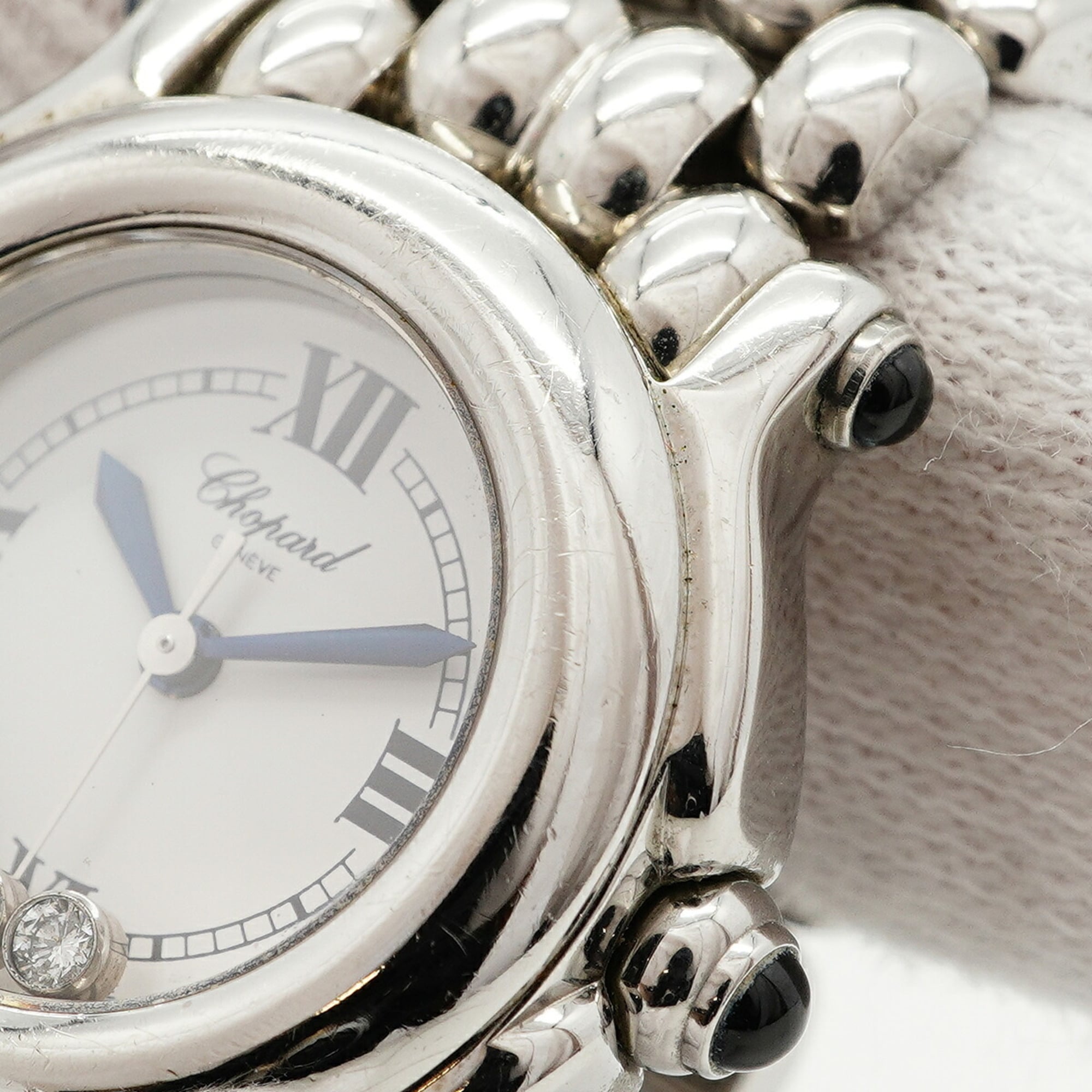 Chopard Happy Sport Diamond 27 8250-23 White Dial Wo