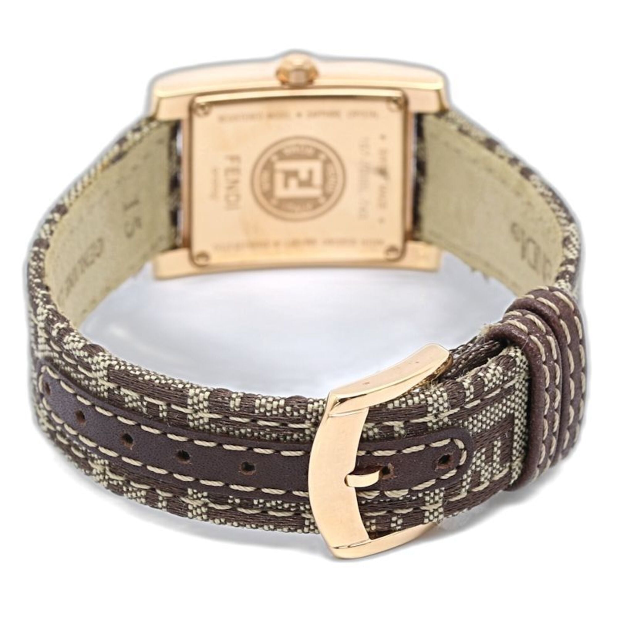 Fendi Classico F704222DF-N 7000L Brown Dial 22mm Watch