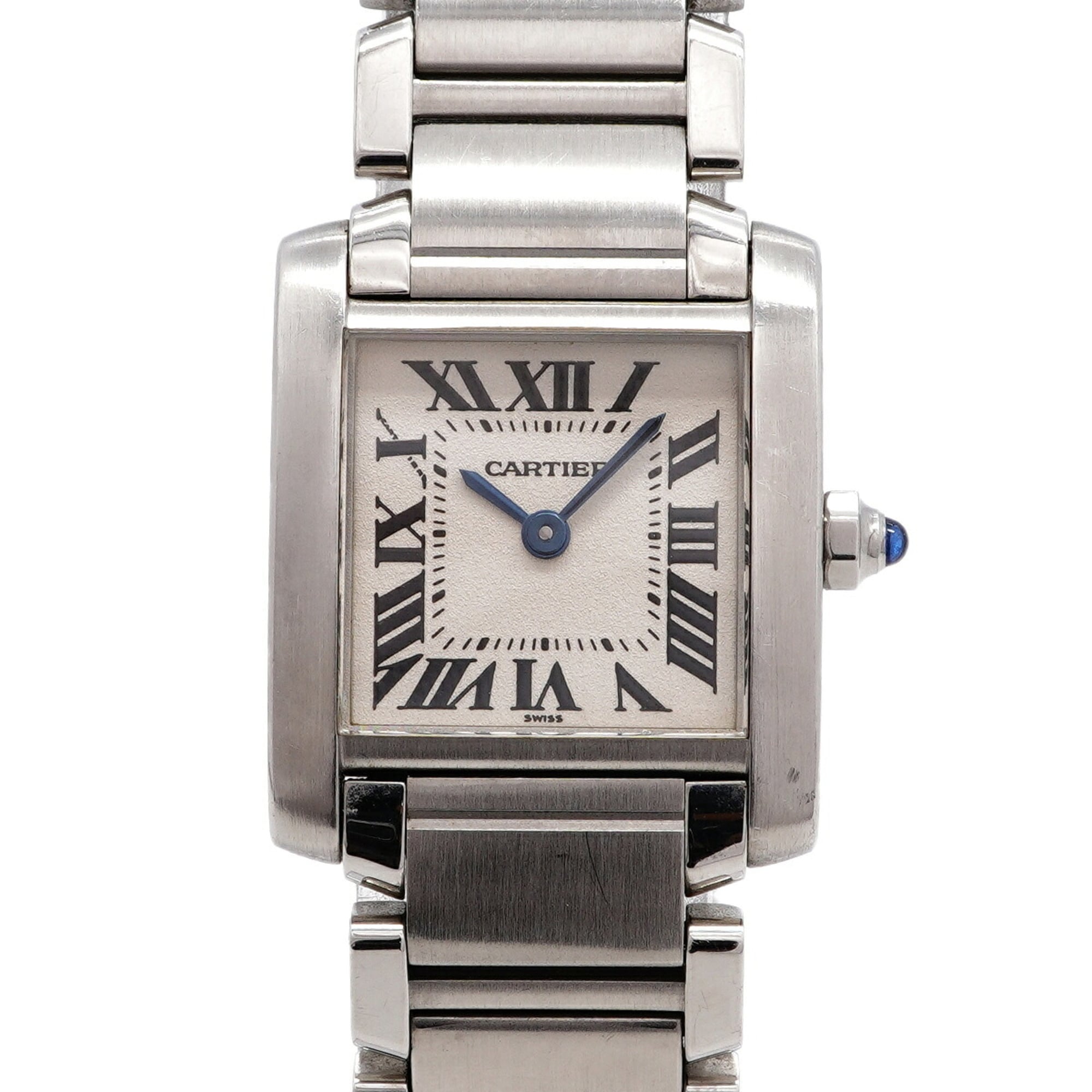 Cartier Tank Française SM W51008Q3 Ivory Dial 20mm Watch