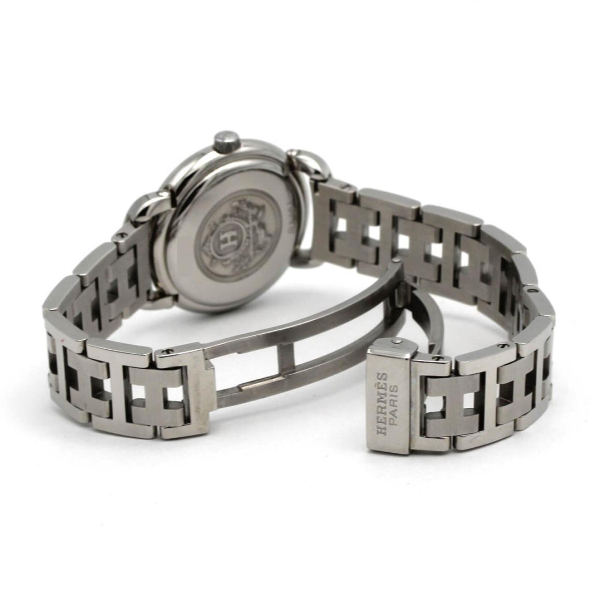 Montre Hermès Pullman PU2.210 Blanc avec cadran de 25 mm
