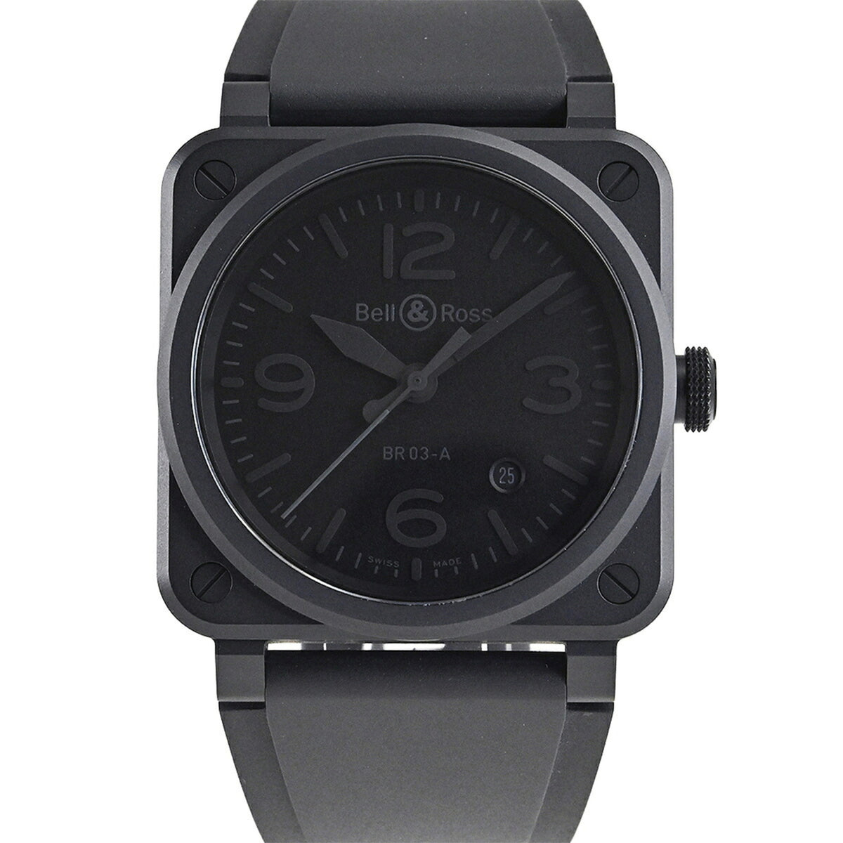 Bell & Ross BR-03 Phantom BR03A-PH-CE/SRB Black Dial 41mm Watch