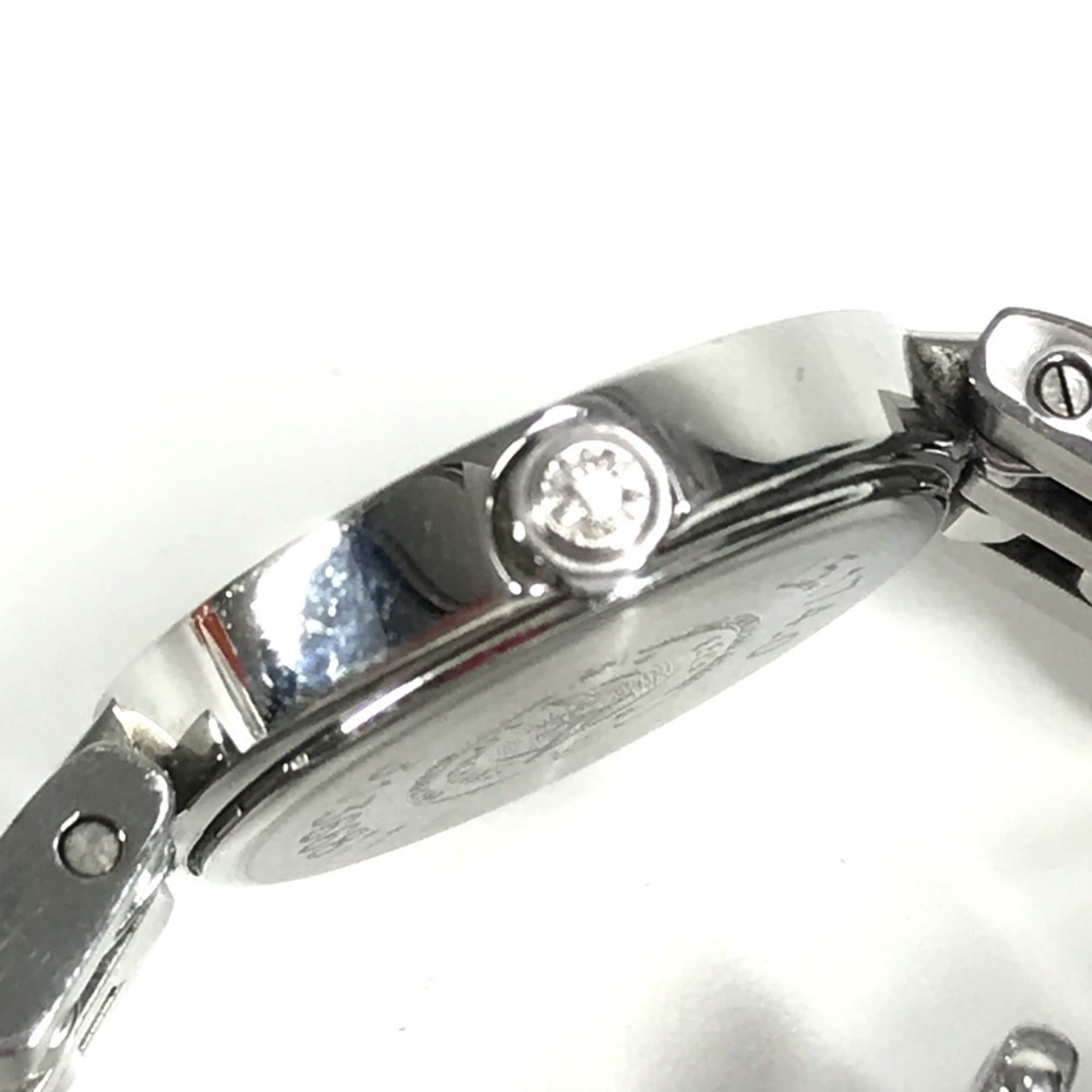 LONGINES DolceVita L5.174.0 Diamantlünette mit 12 Diamanten, Damenuhr, Edelstahl, Silber