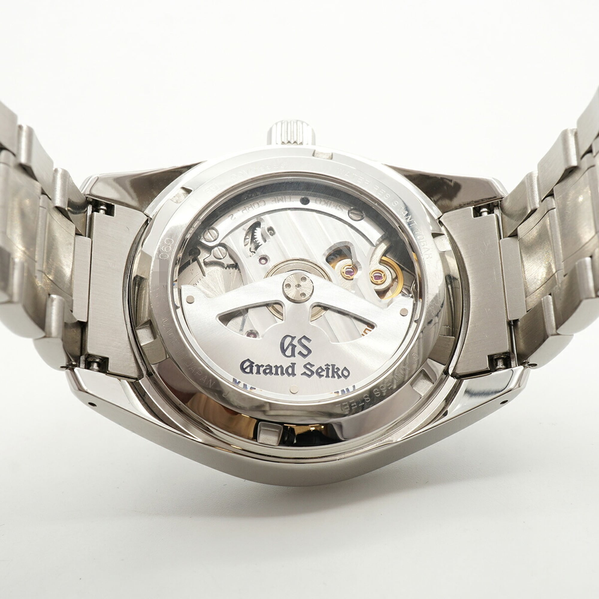 Montre Grand Seiko Grand Gmt Spring Drive SBGE005/9R66-0AC0 cadran argenté 40mm