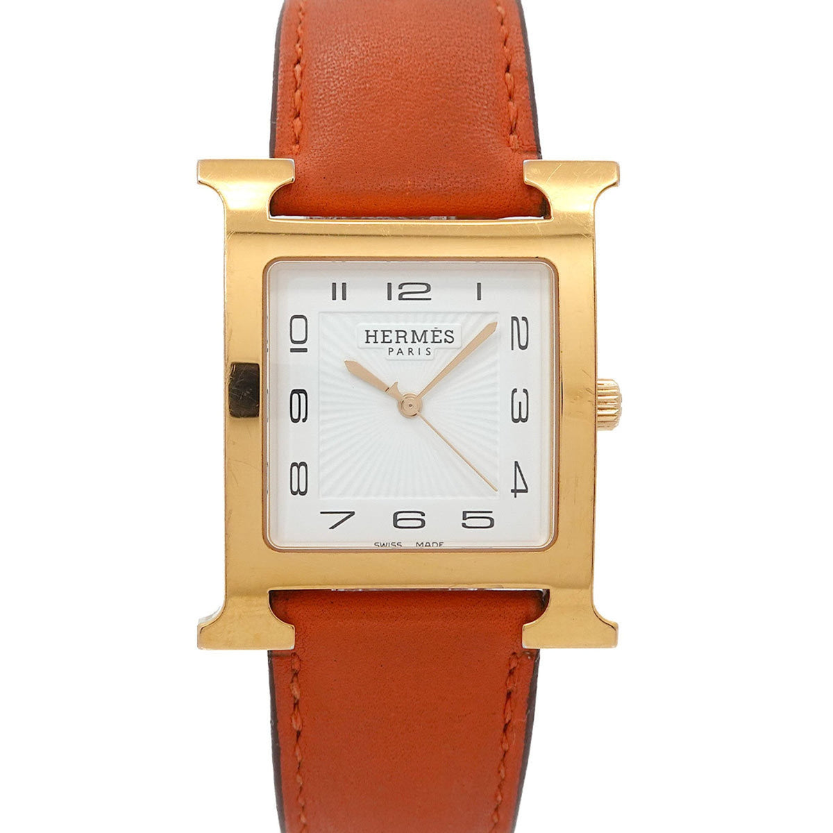 Hermes H- HH1.801 Weiß Zifferblatt 30 mm Uhr