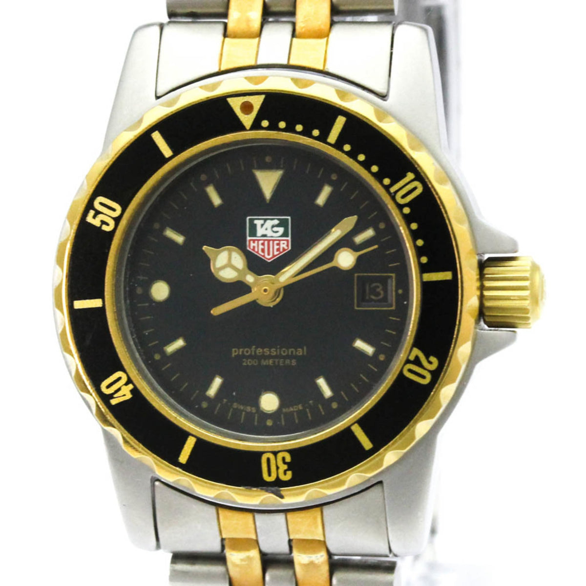 TAG Heuer Professional 925.208H Schwarz Zifferblatt 28 mm Uhr