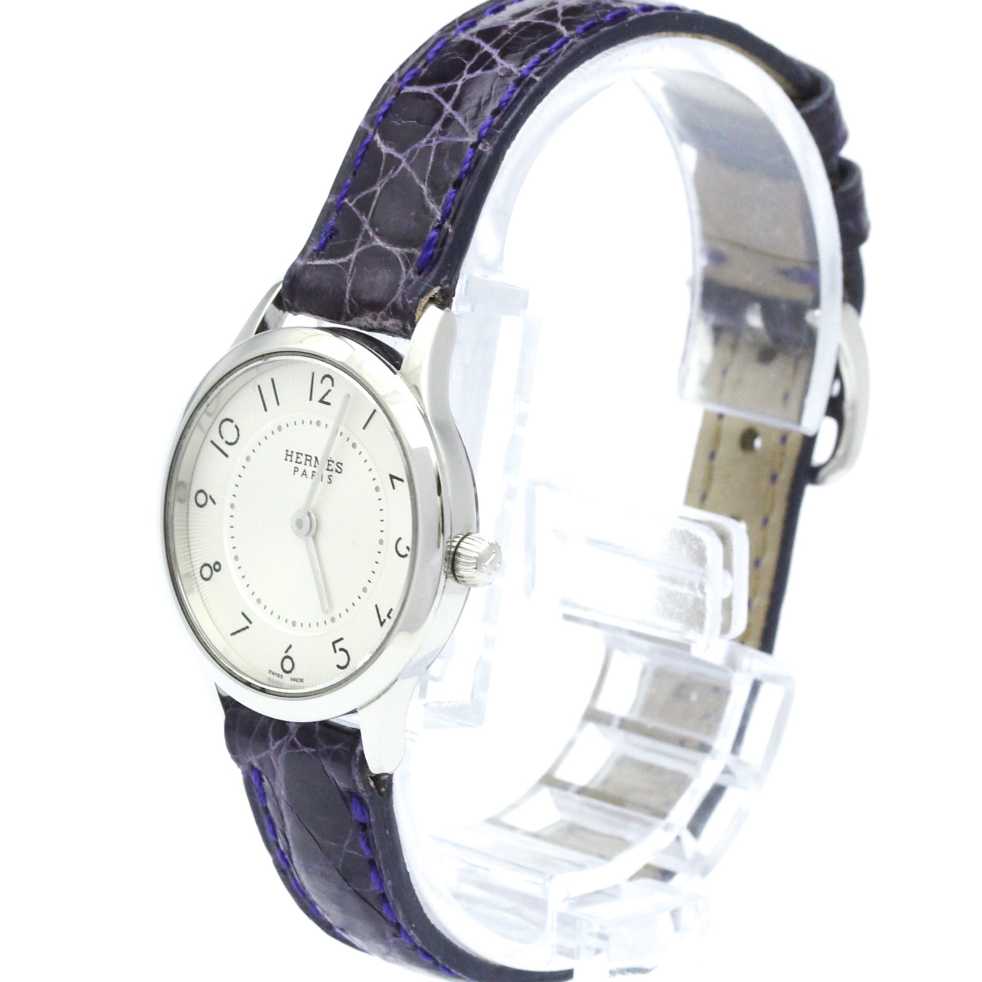 Hermes Slim D'Hermes CA2.110 Silver Dial 25mm Watch