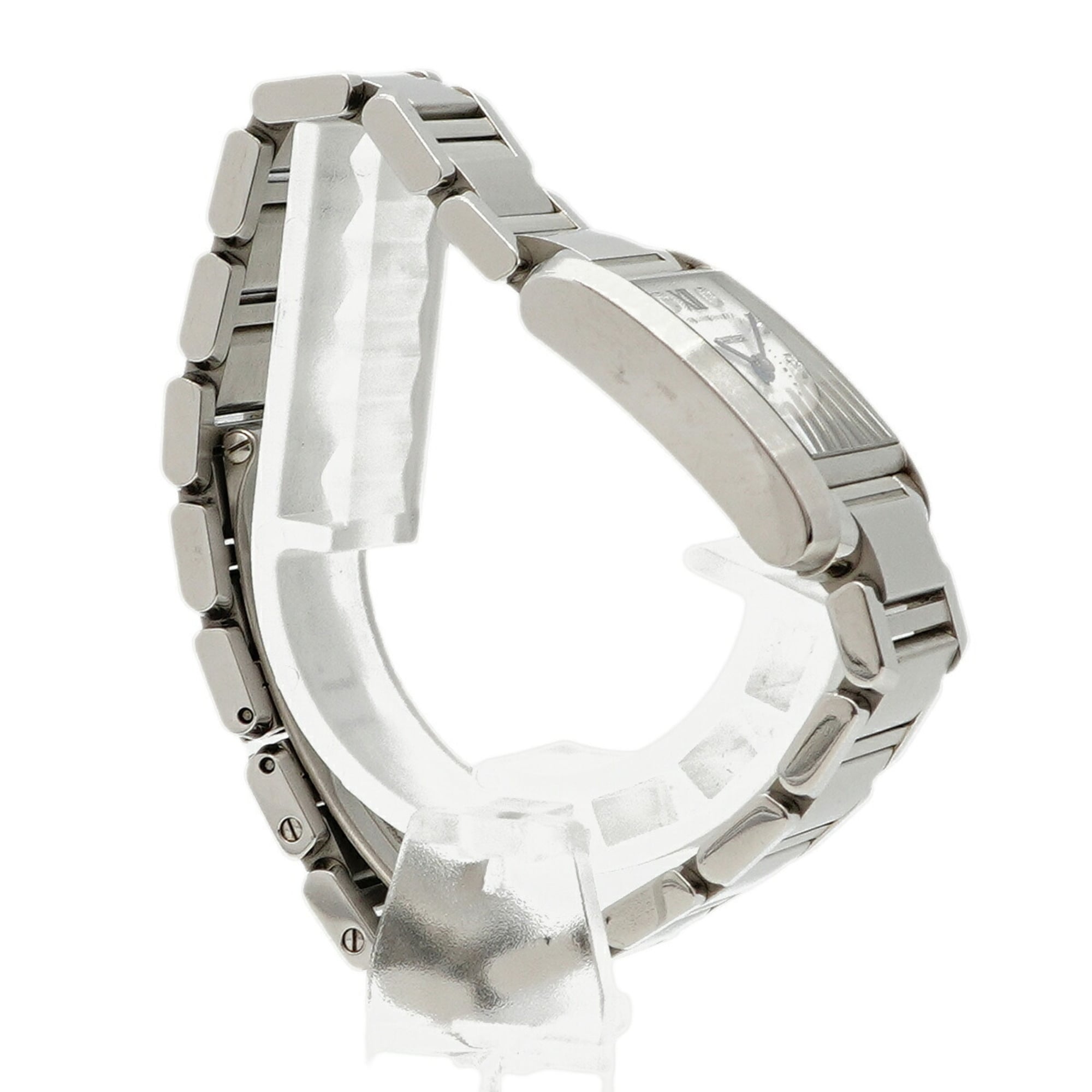 Cartier Tank FranÃ§aise SM Diamond WE110006 Silver Dial Wo