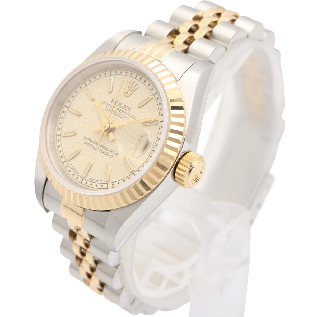 Rolex Datejust W-series 18K ( 69173 Ivory Dial 26mm Watch