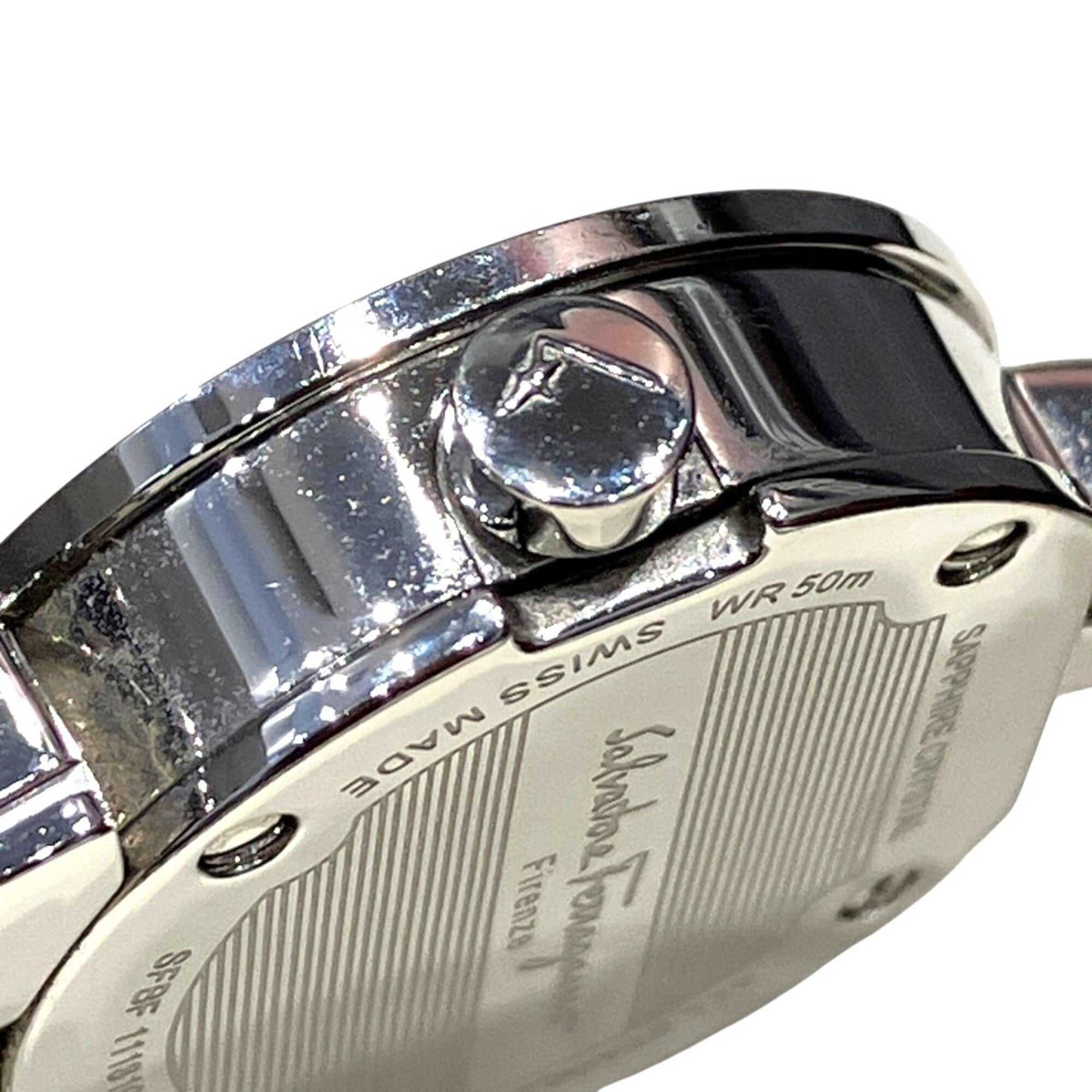 Salvatore Ferragamo Gancini watch, total weight 34.6g, stainless steel