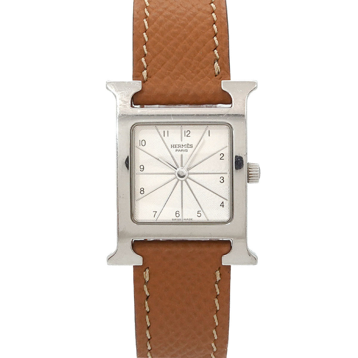 Hermes H- GZl1lc1l Silber Zifferblatt 21 mm Uhr