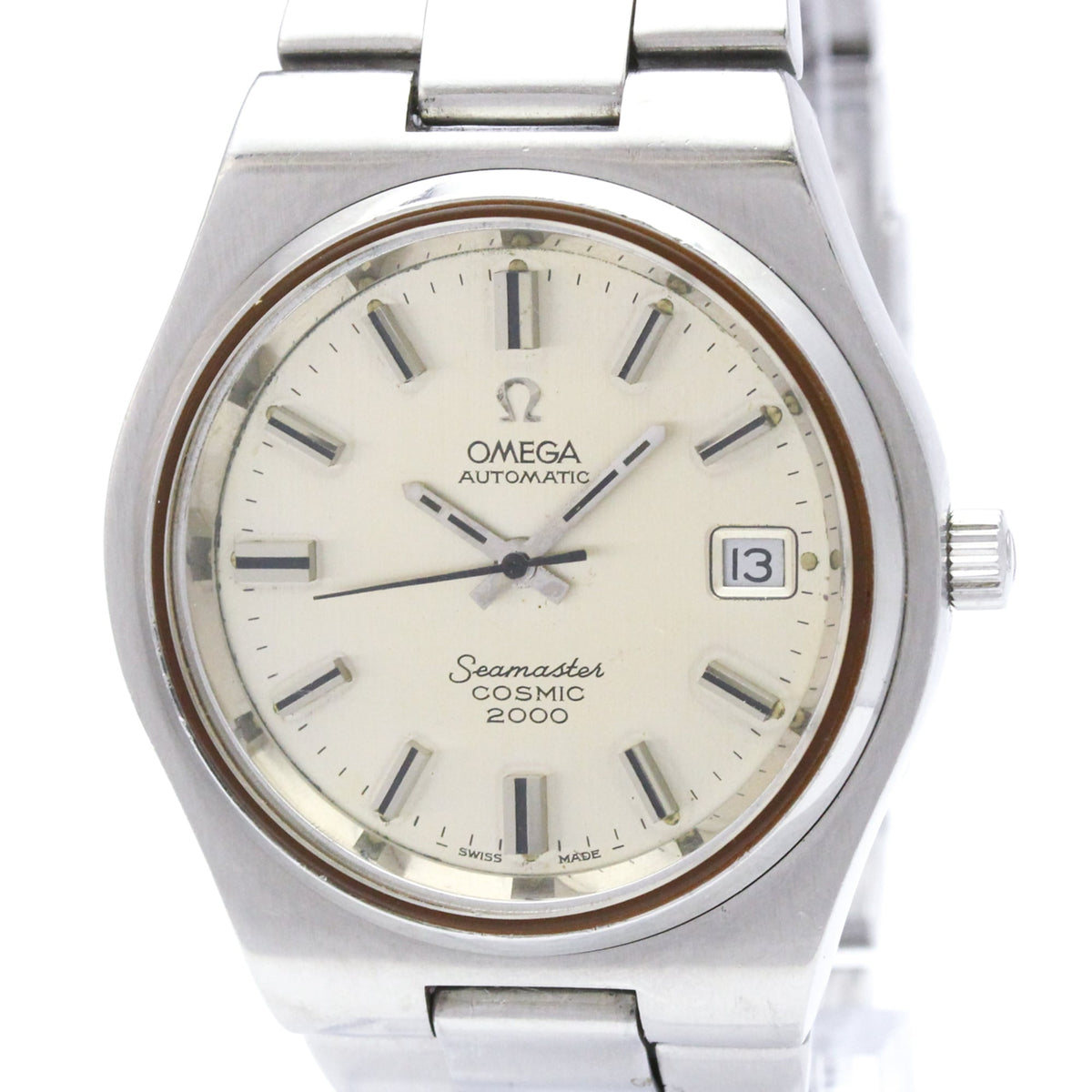 Omega Seamaster 166135 Silver Dial 38mm Watch