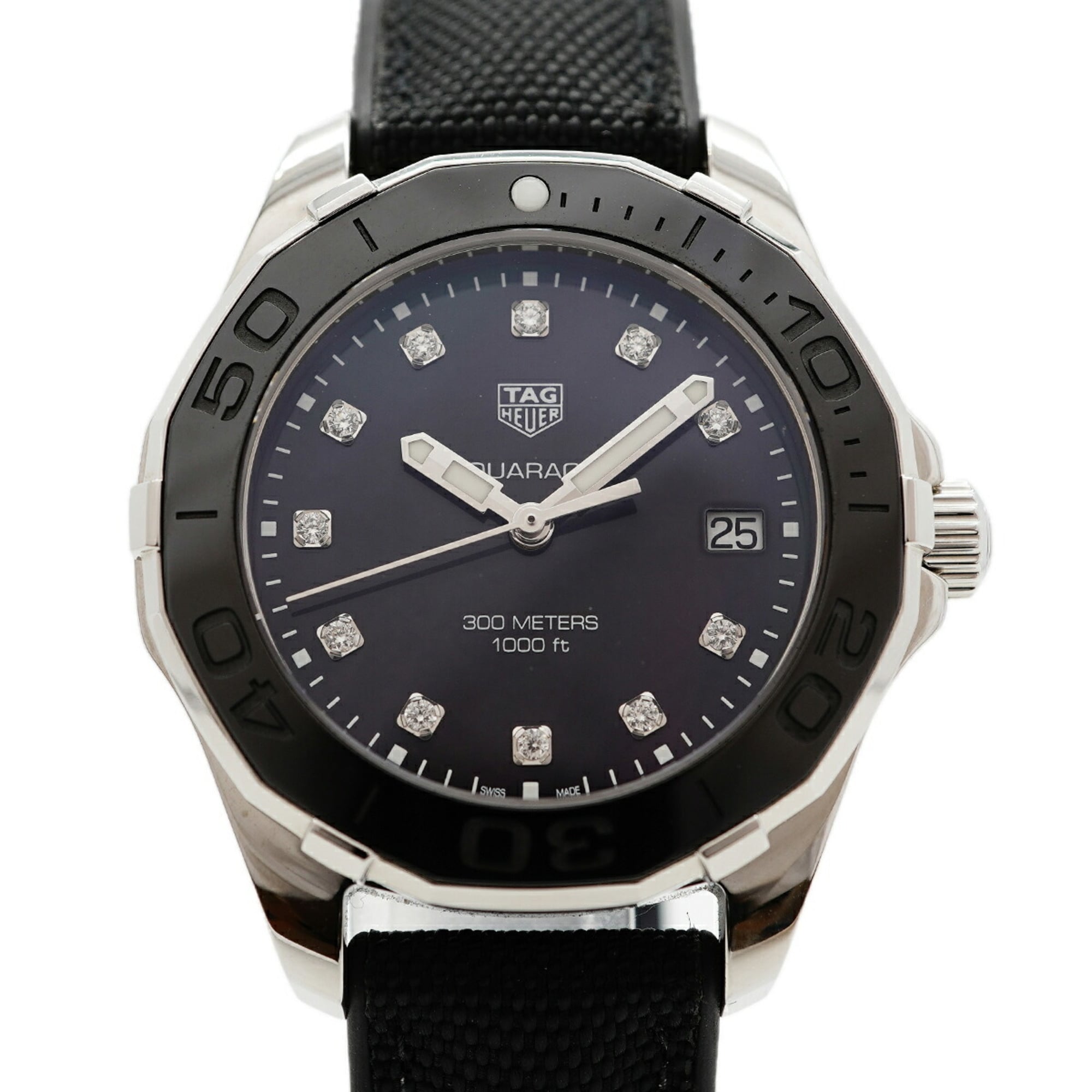 TAG Heuer Aquaracer WAY131M Black Dial 35mm Watch